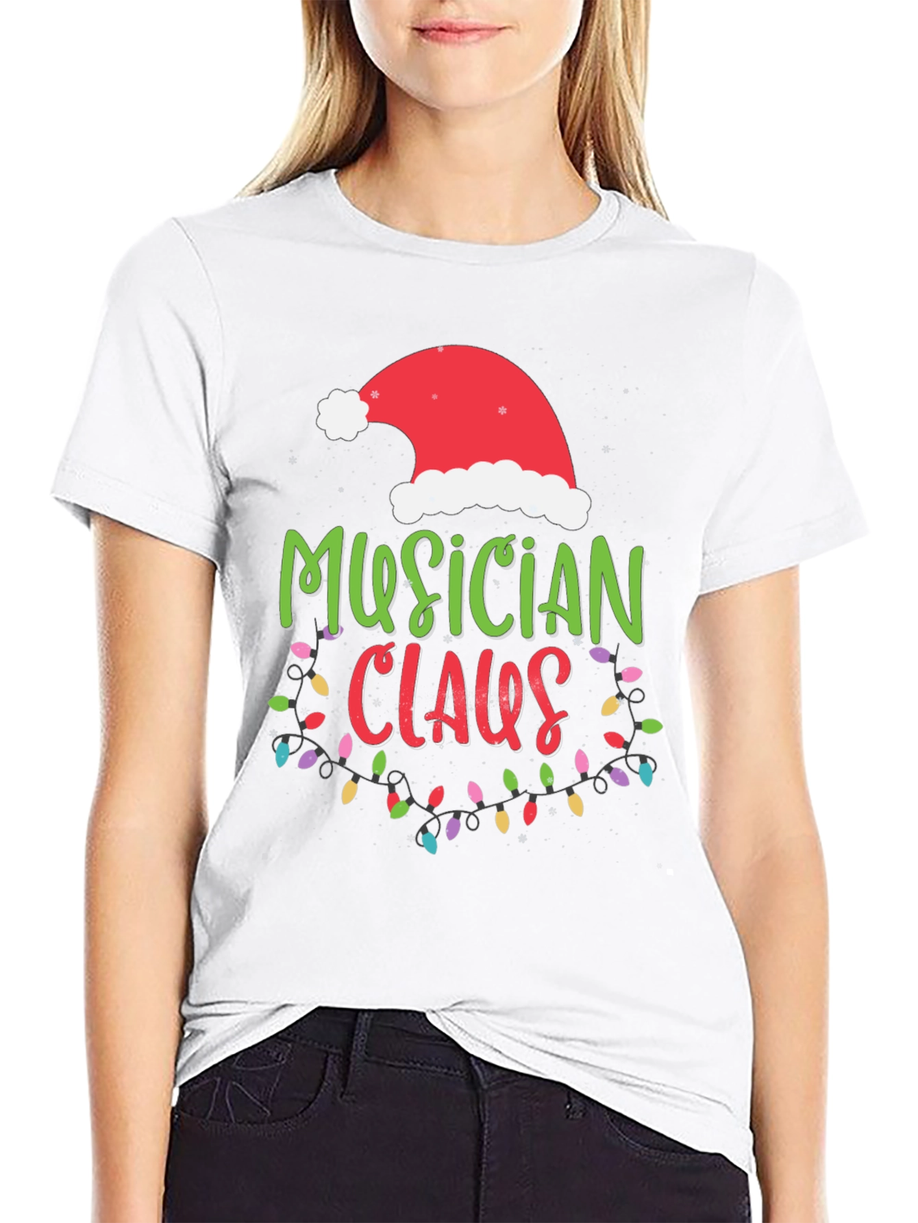 Musician Claus Christmas T-Shirt