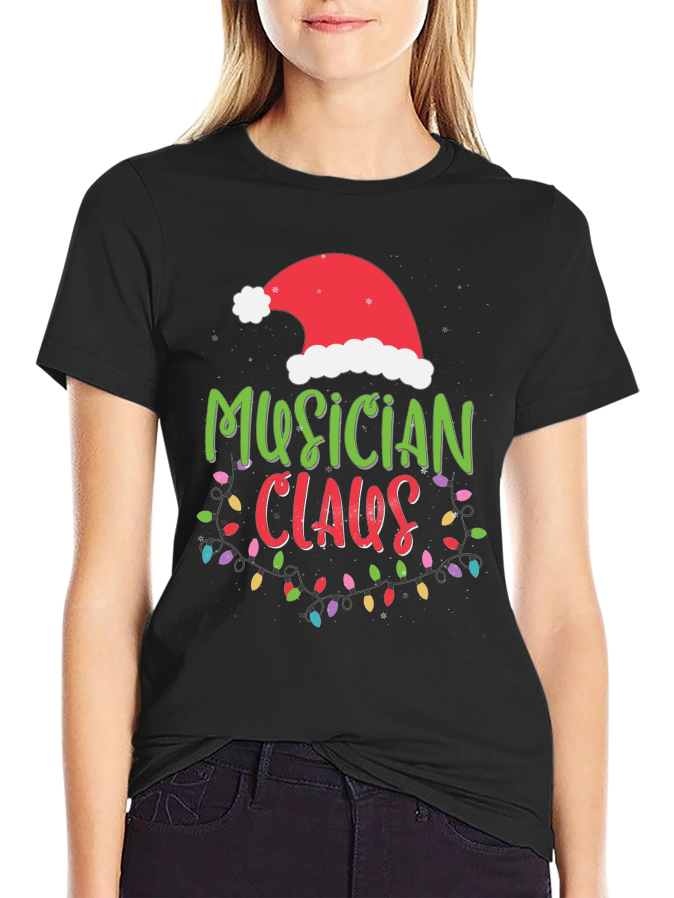 Musician Claus Christmas T-Shirt