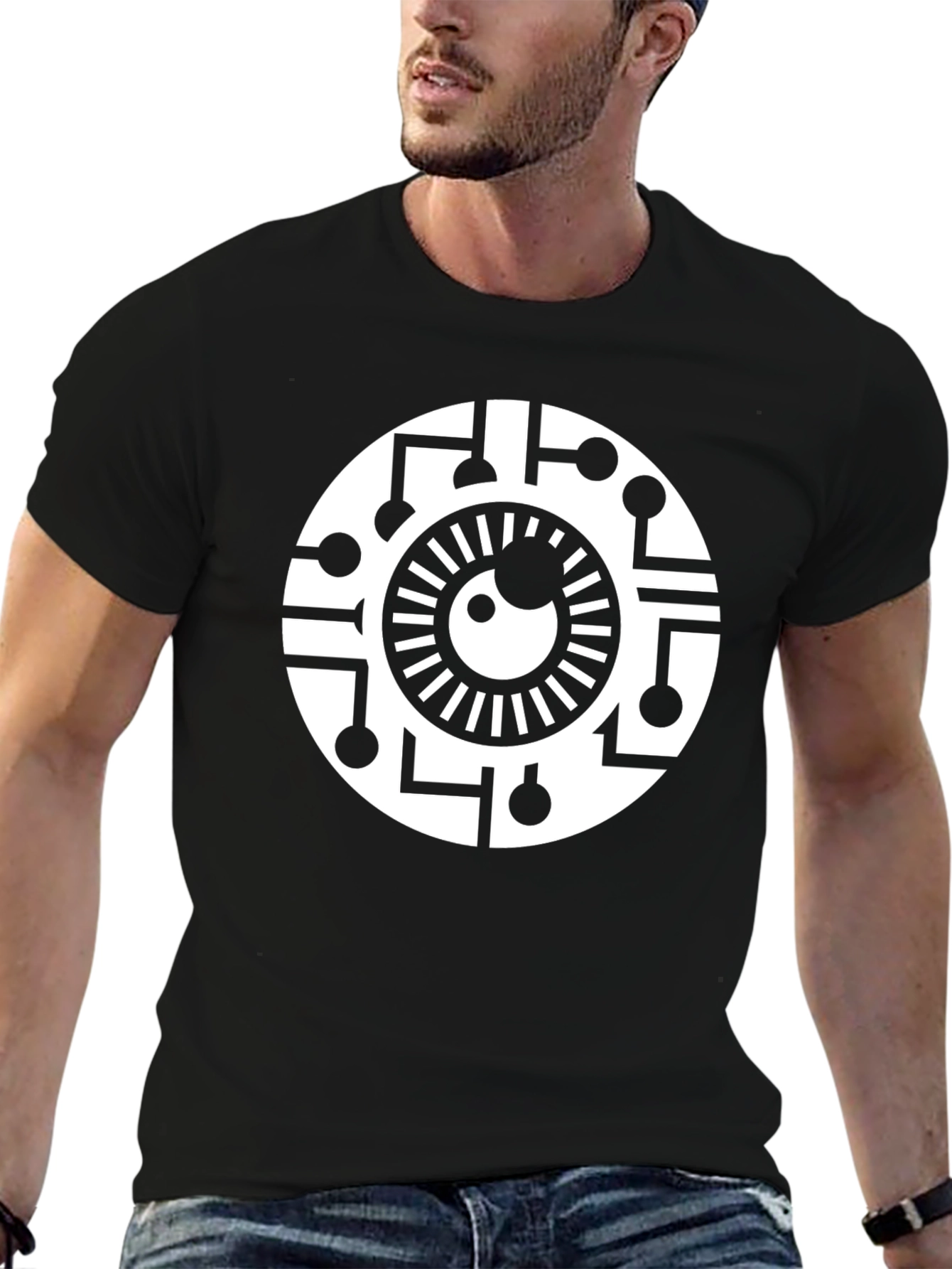 Cyber Eye T-Shirt - Futuristic Graphic Tee