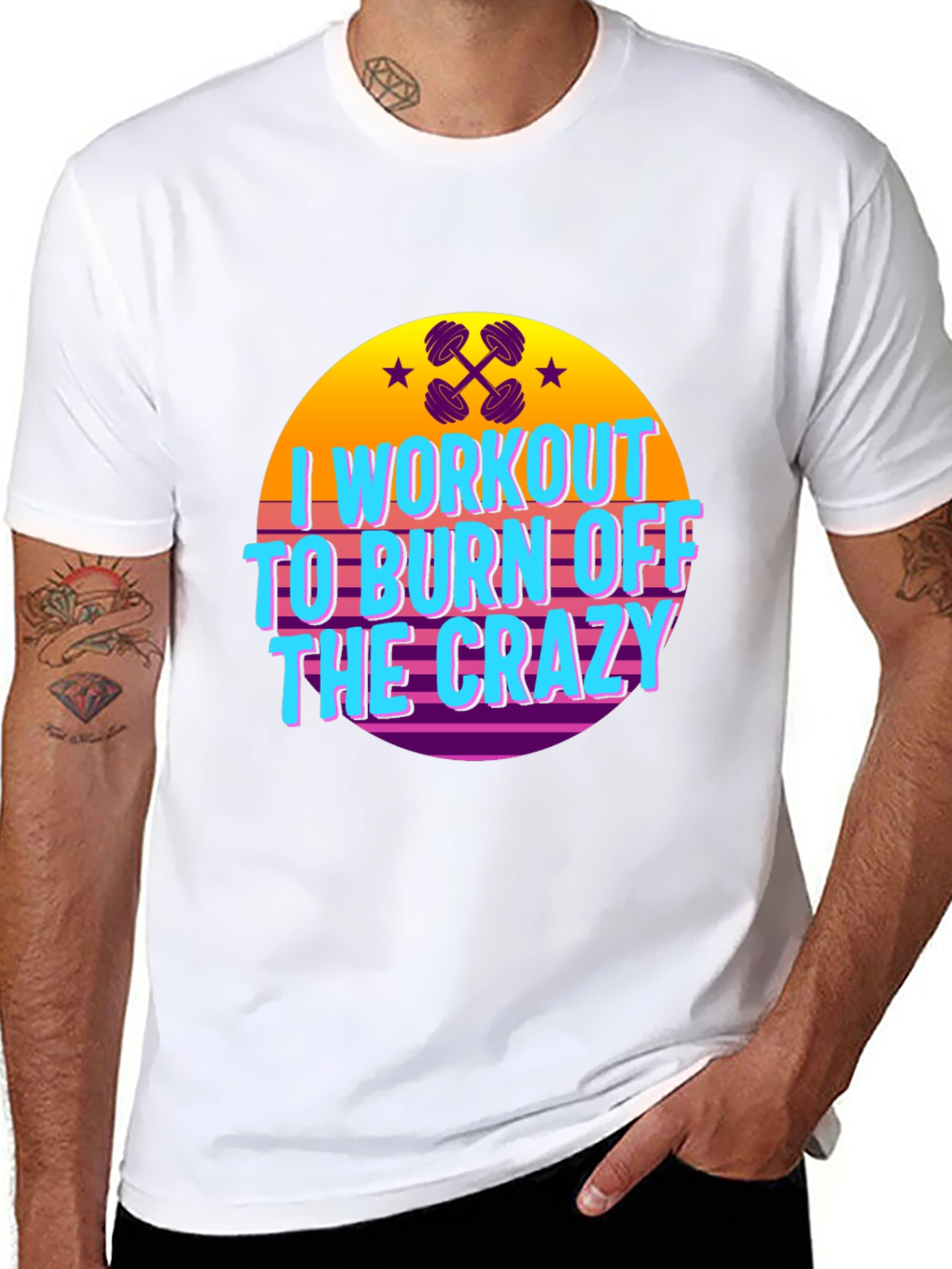 Workout to Burn Off The Crazy Graphic Tee