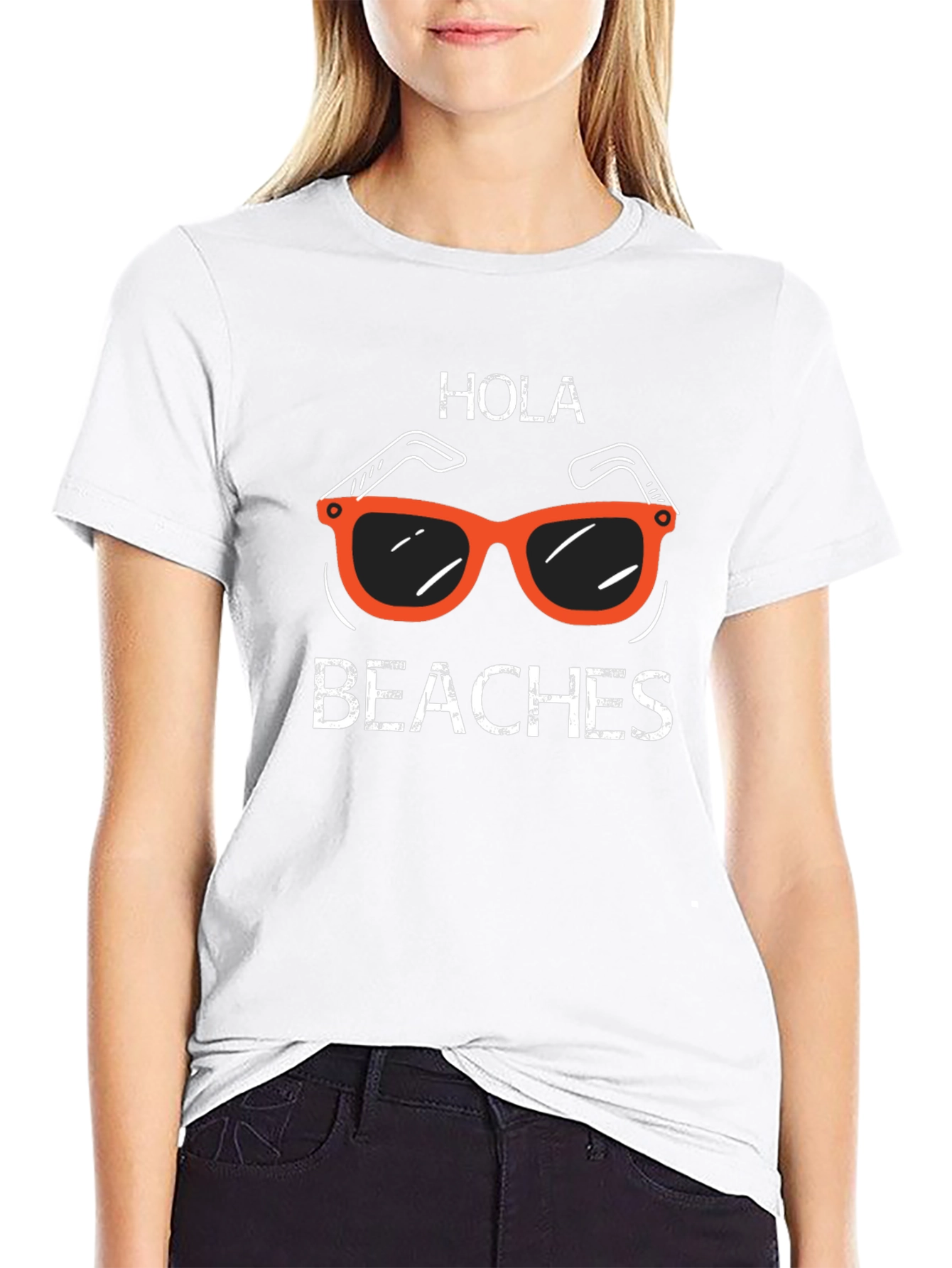 Hola Beaches Graphic T-Shirt - Summer Ready