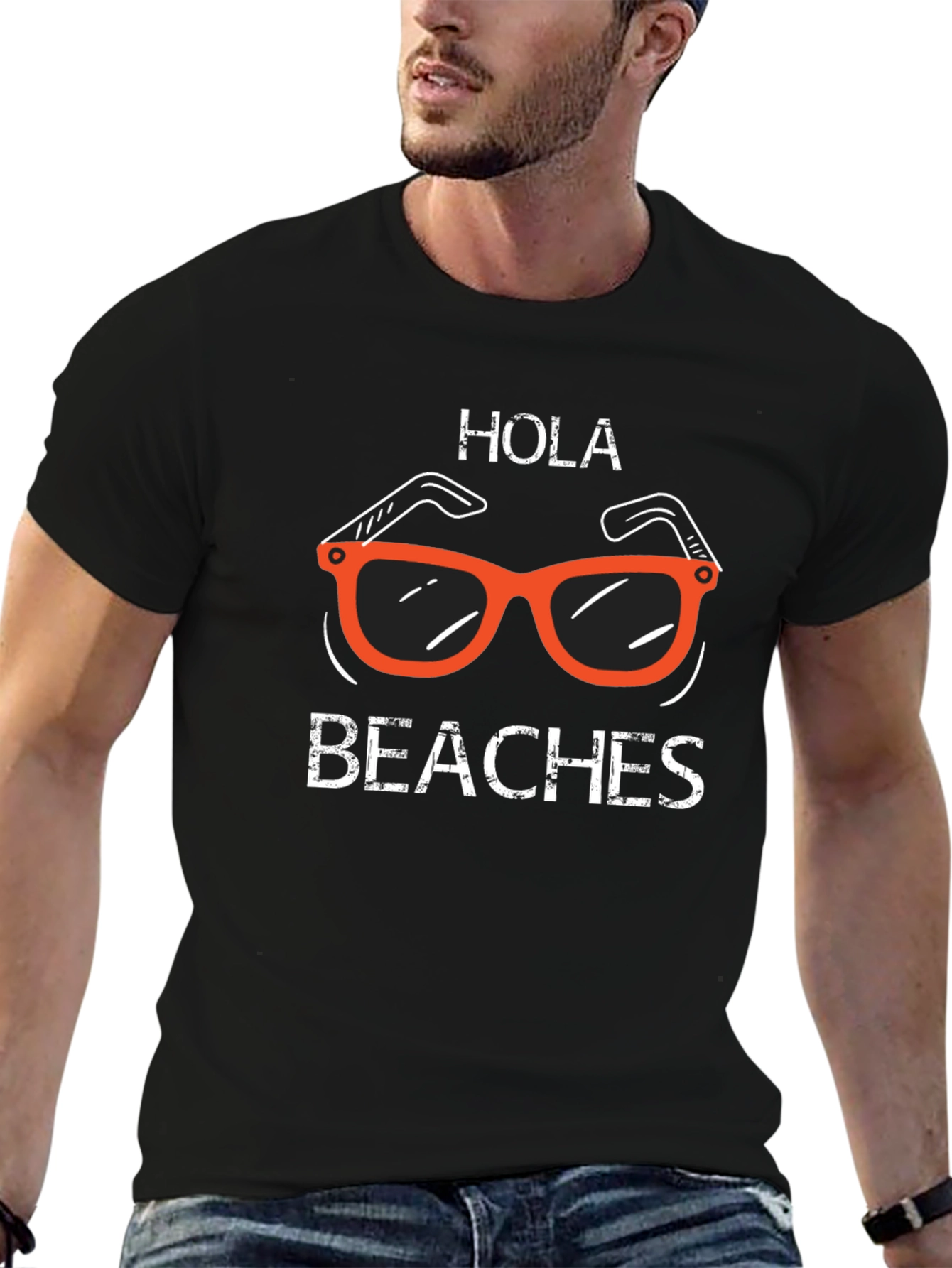 Hola Beaches Graphic T-Shirt - Summer Ready