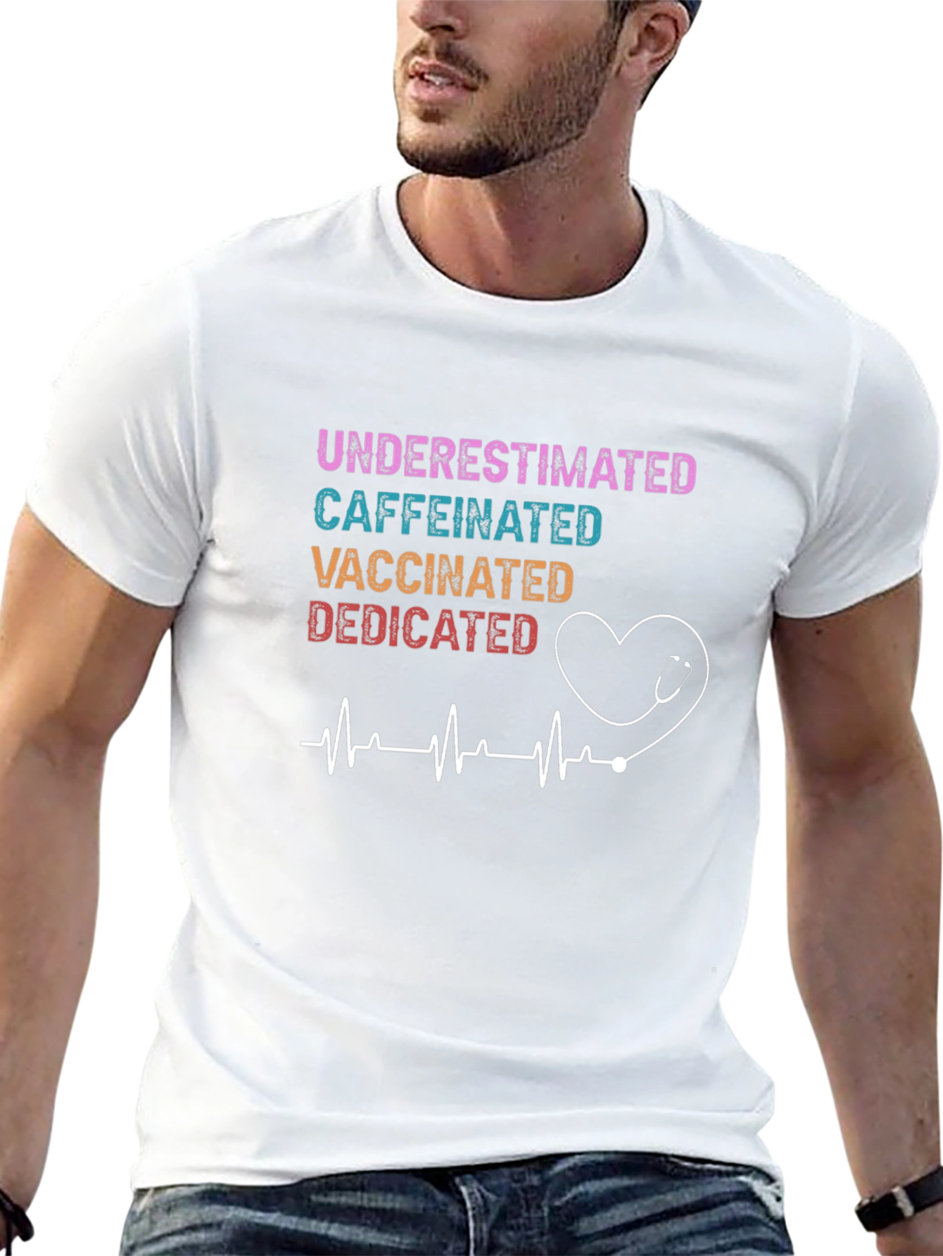 Underestimated Nurse Graphic Tee