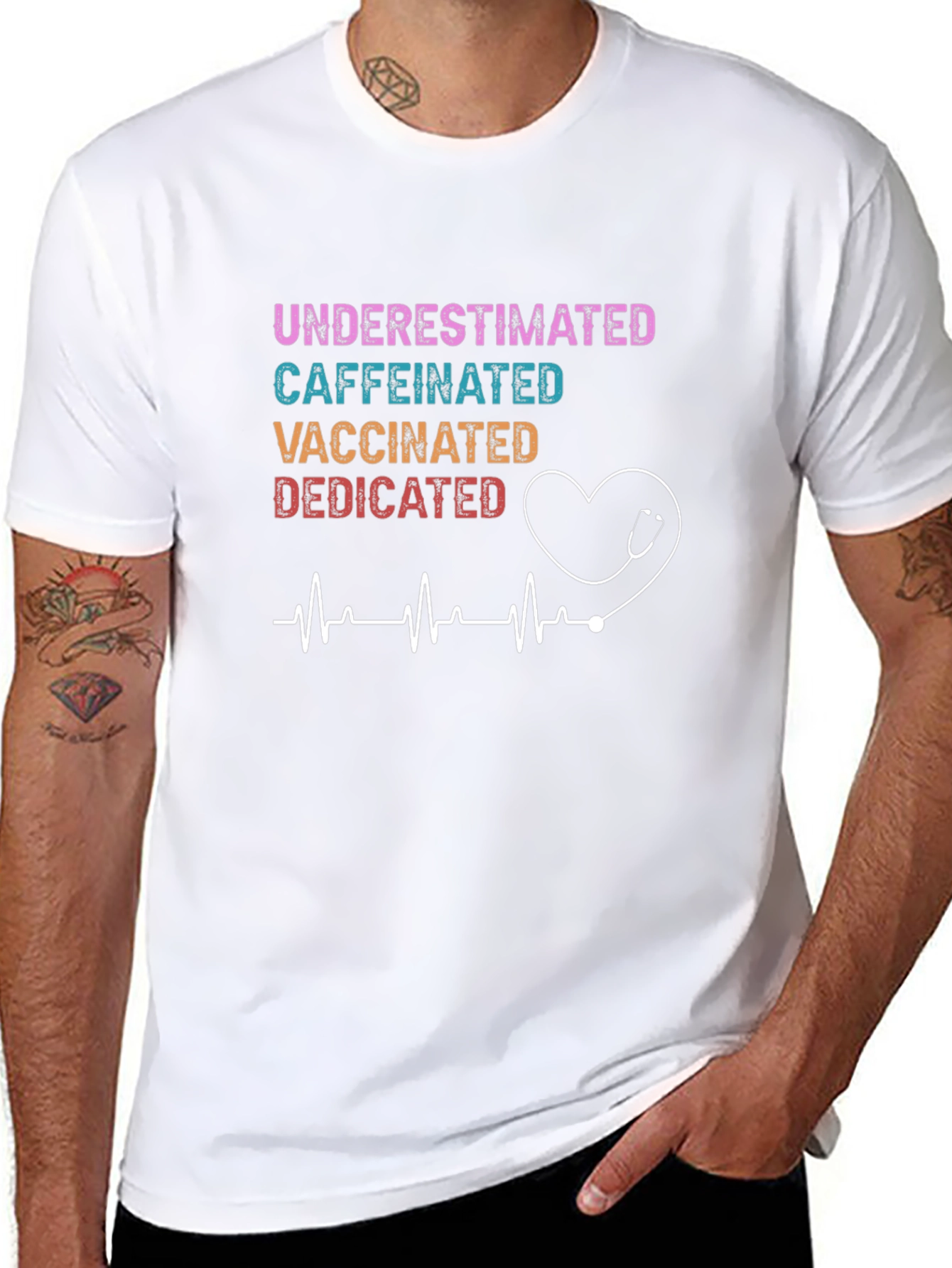 Underestimated Nurse Graphic Tee