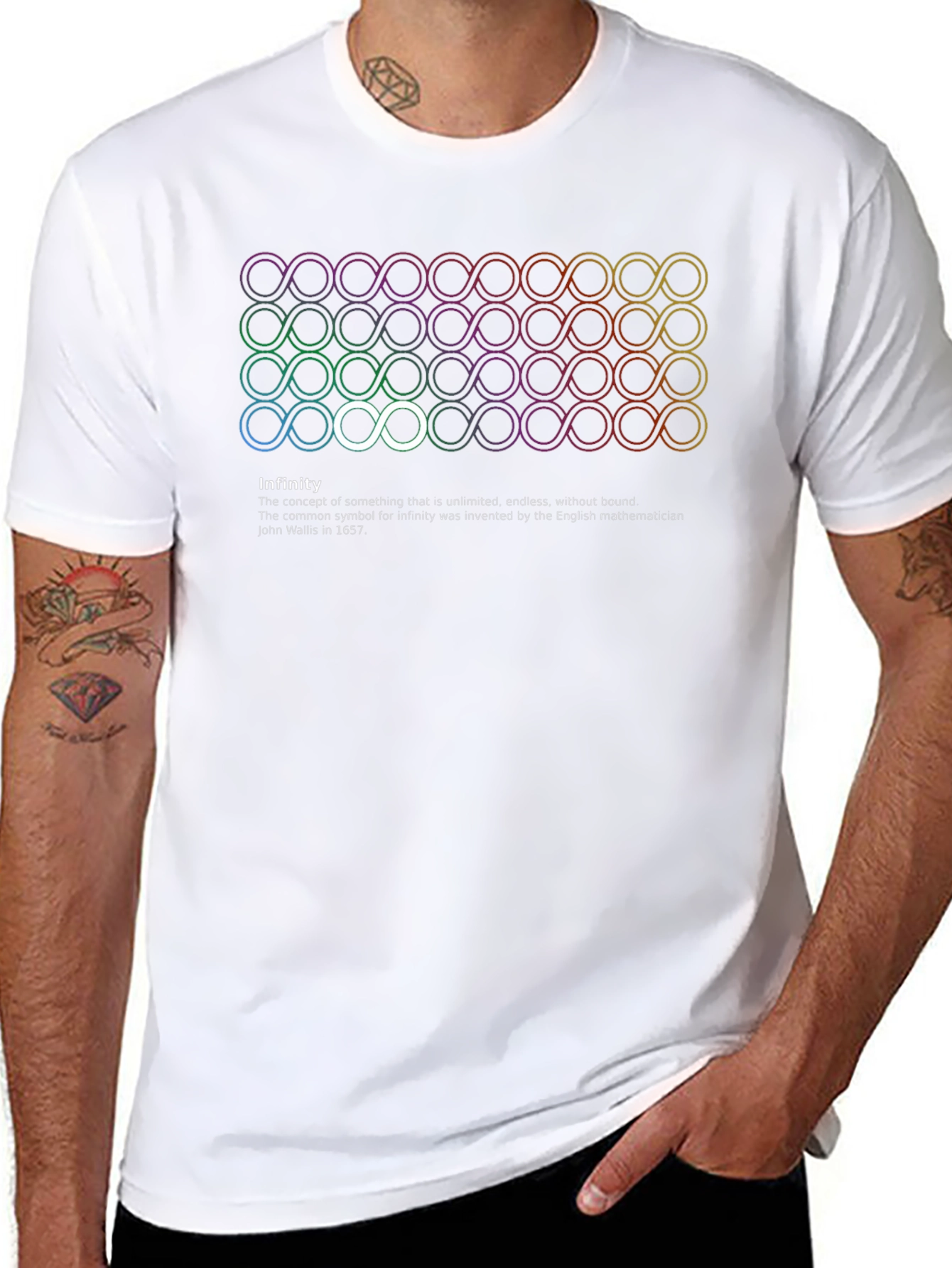Infinity Symbol Graphic Tee - Endless Style