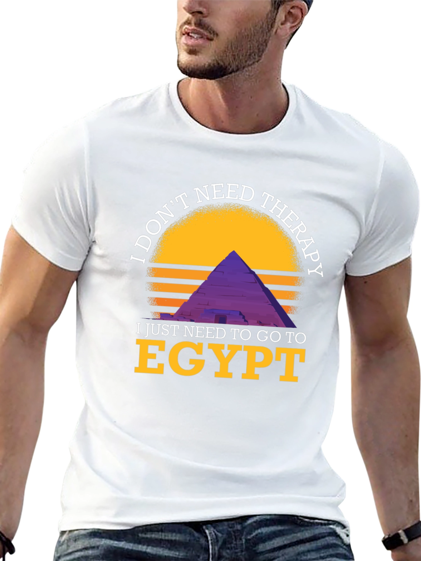 Egypt Therapy Graphic Tee - I Dont Need Therapy