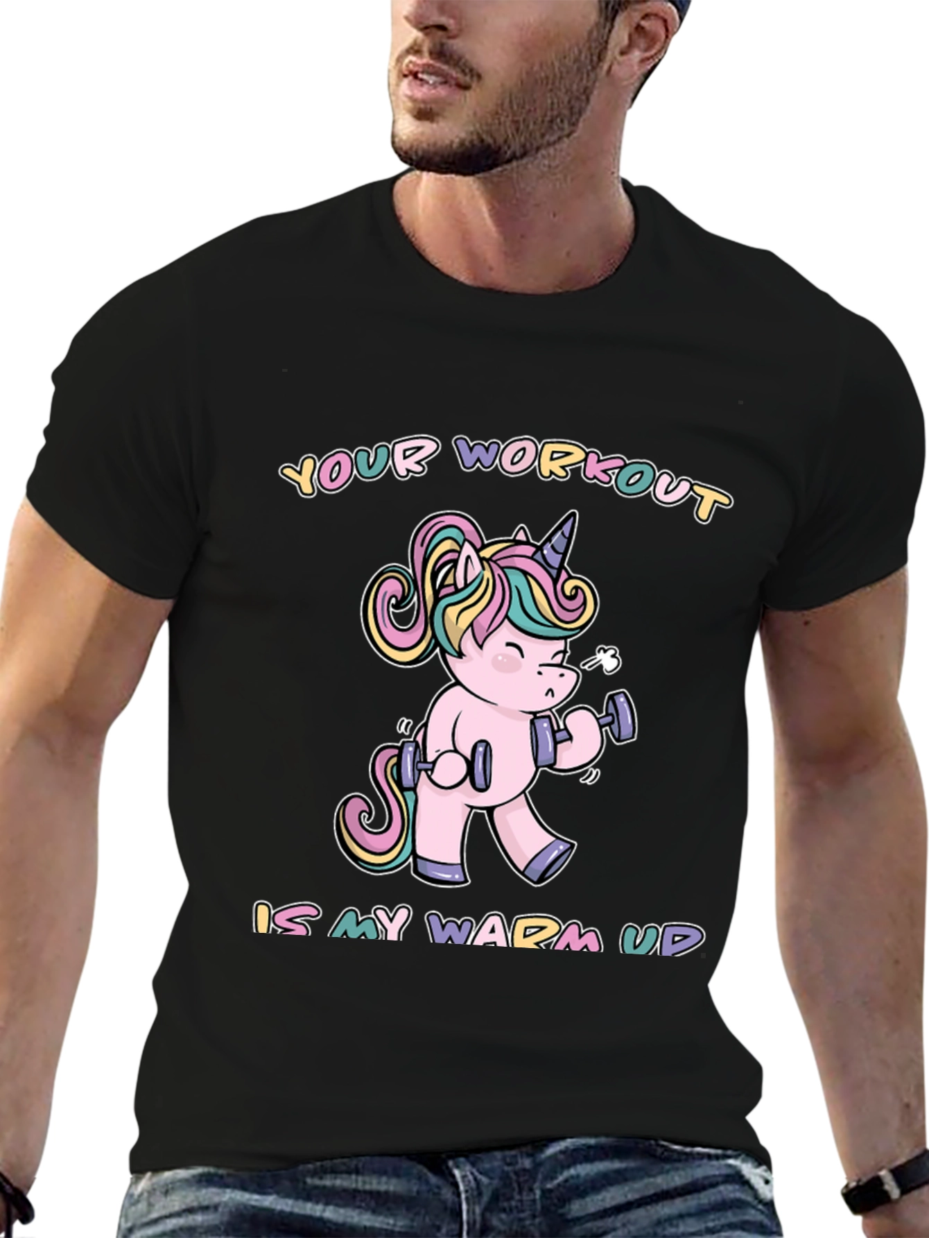 Funny Workout Unicorn T-Shirt