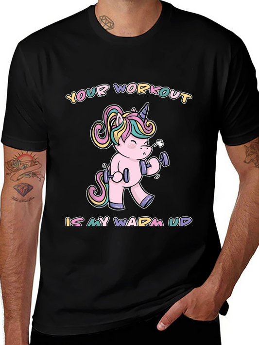 Funny Workout Unicorn T-Shirt