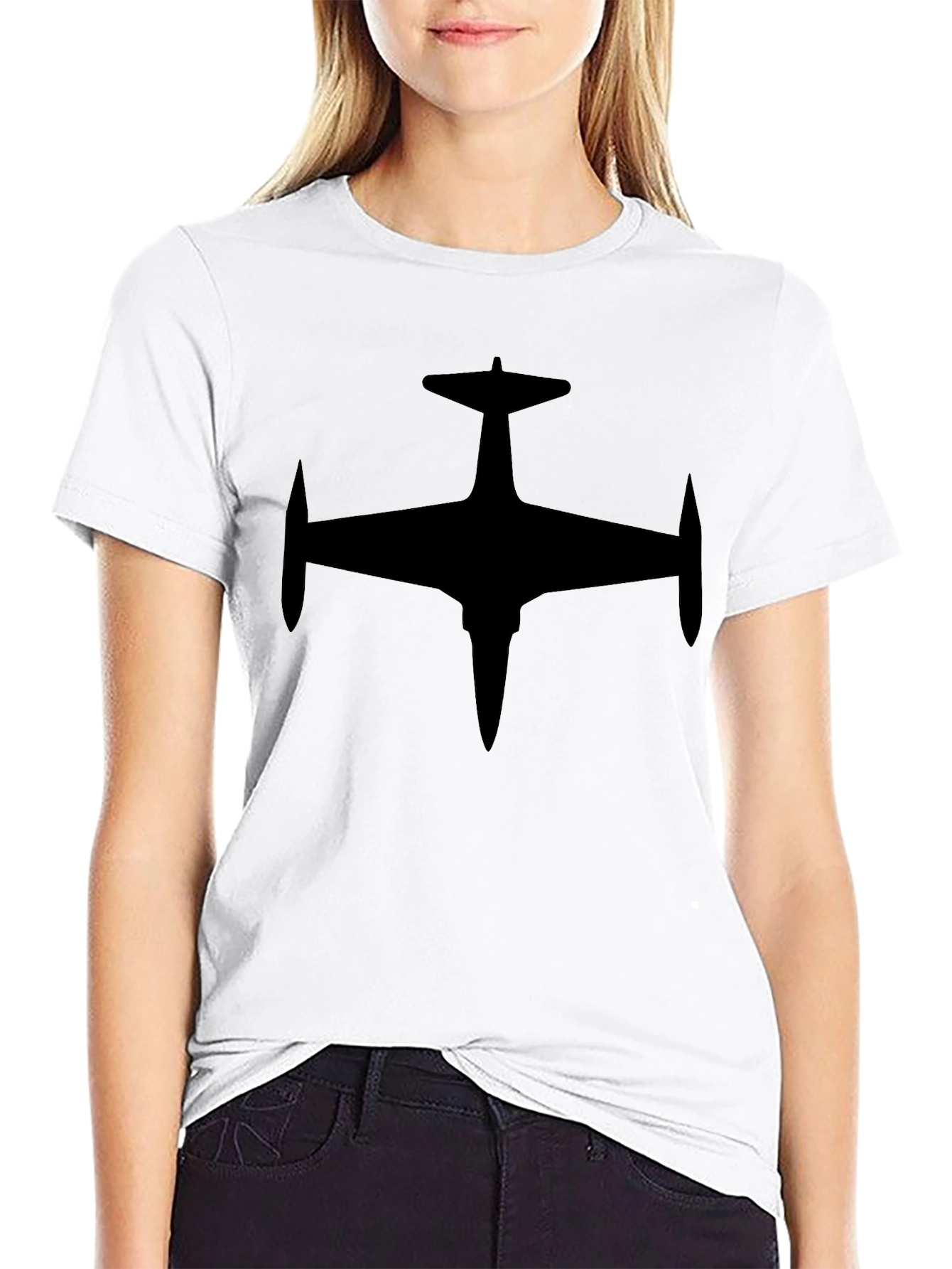 Jet Plane Graphic Tee - Aviation Enthusiast Shirt