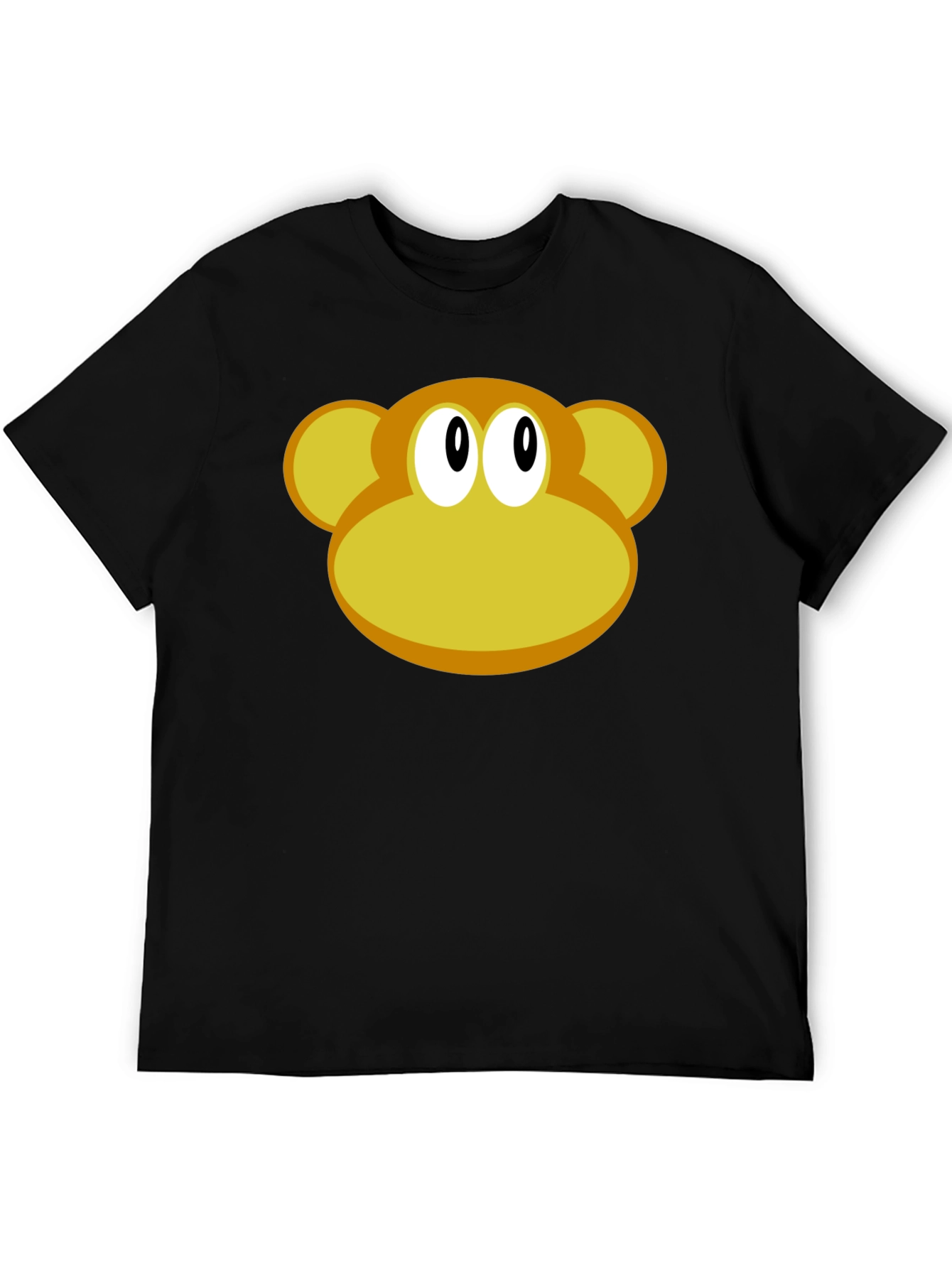 Monkey Face Graphic Tee - Classic Cartoon Design