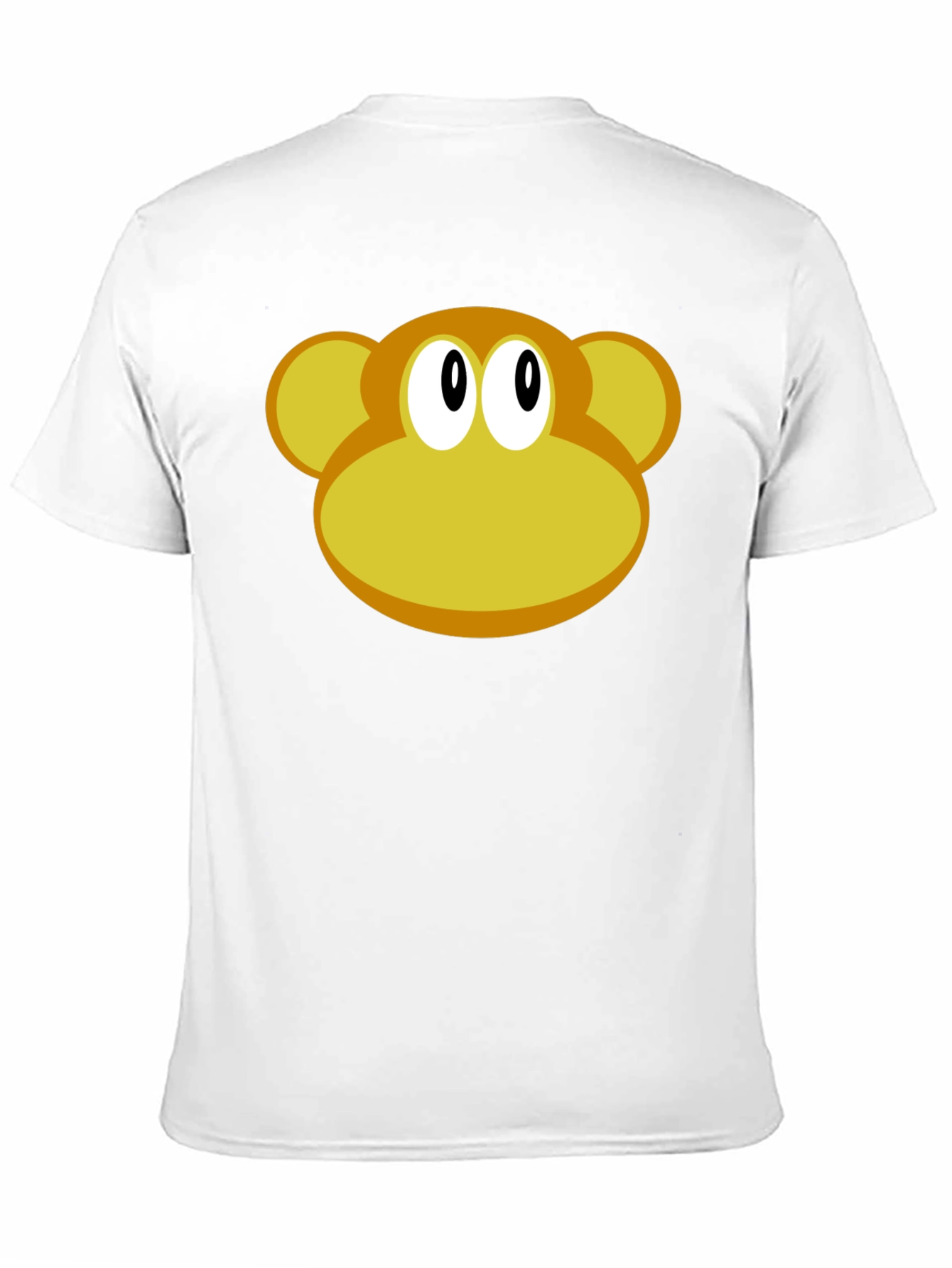 Monkey Face Graphic Tee - Classic Cartoon Design