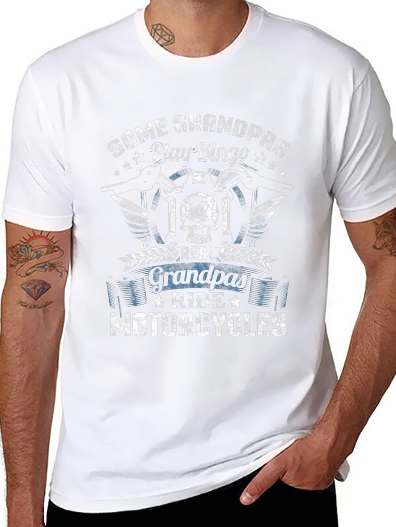 Grandpa Motorcycle T-Shirt - Ride in Style!