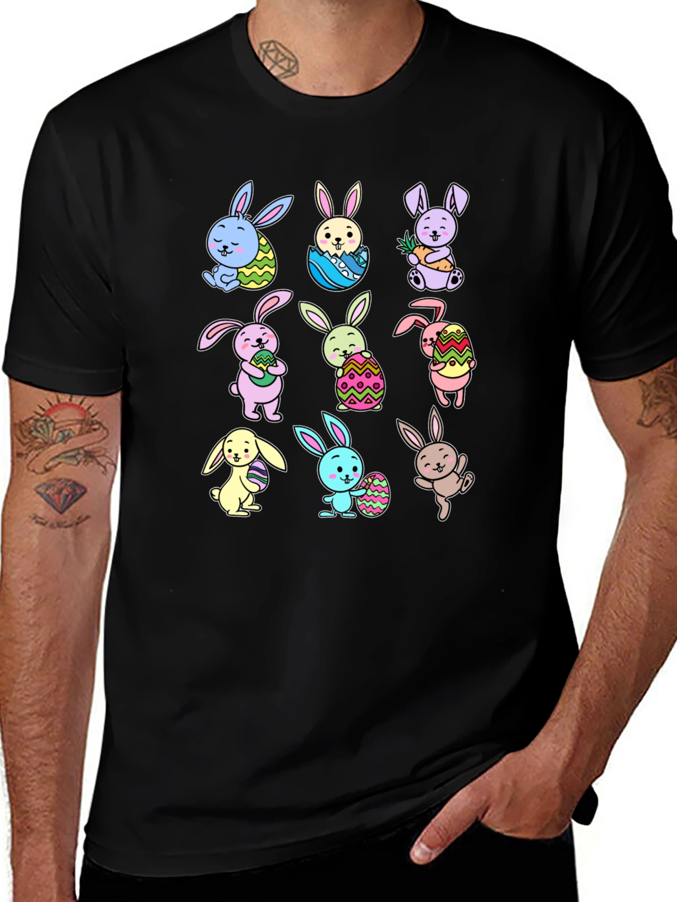 Easter Bunny T-Shirt Cute Rabbits