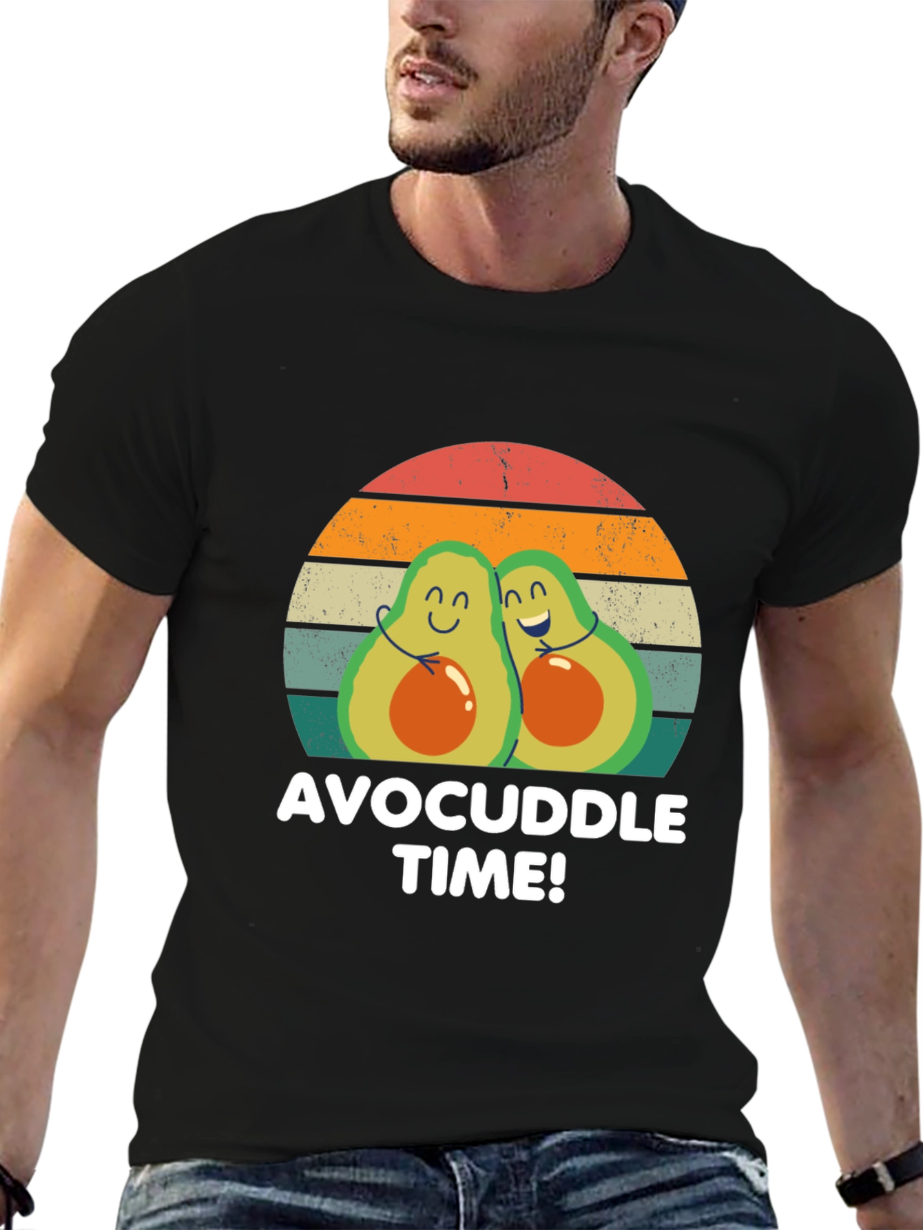 Avocuddle Time T-Shirt - Cute Avocado Graphic Tee