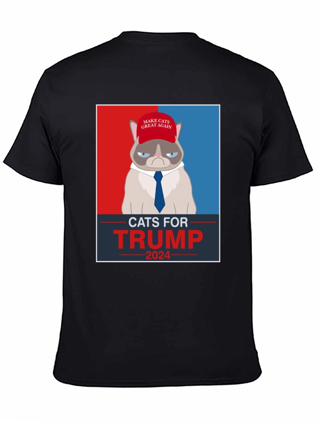 Cats For Trump 2024 Political T-Shirt