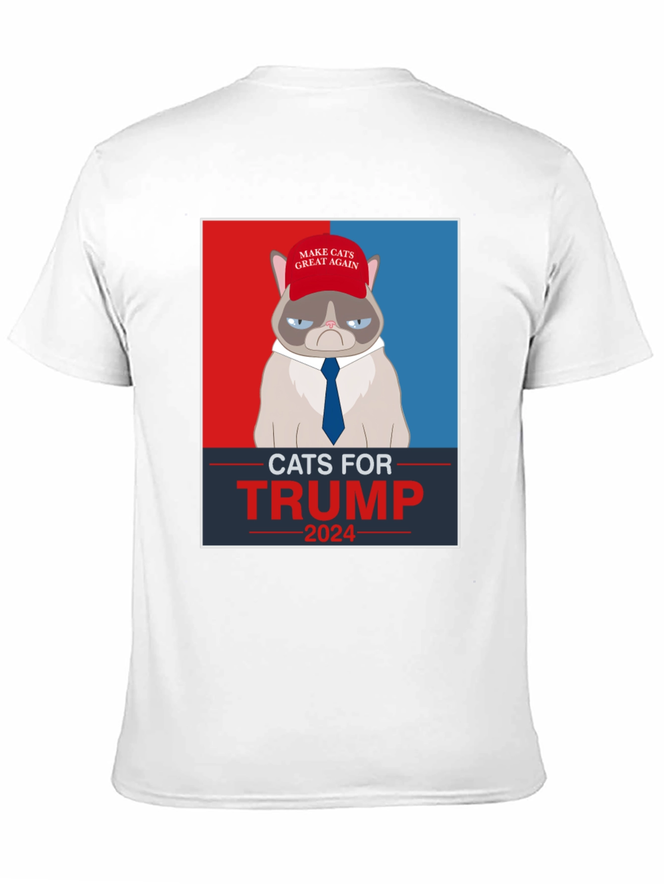 Cats For Trump 2024 Political T-Shirt