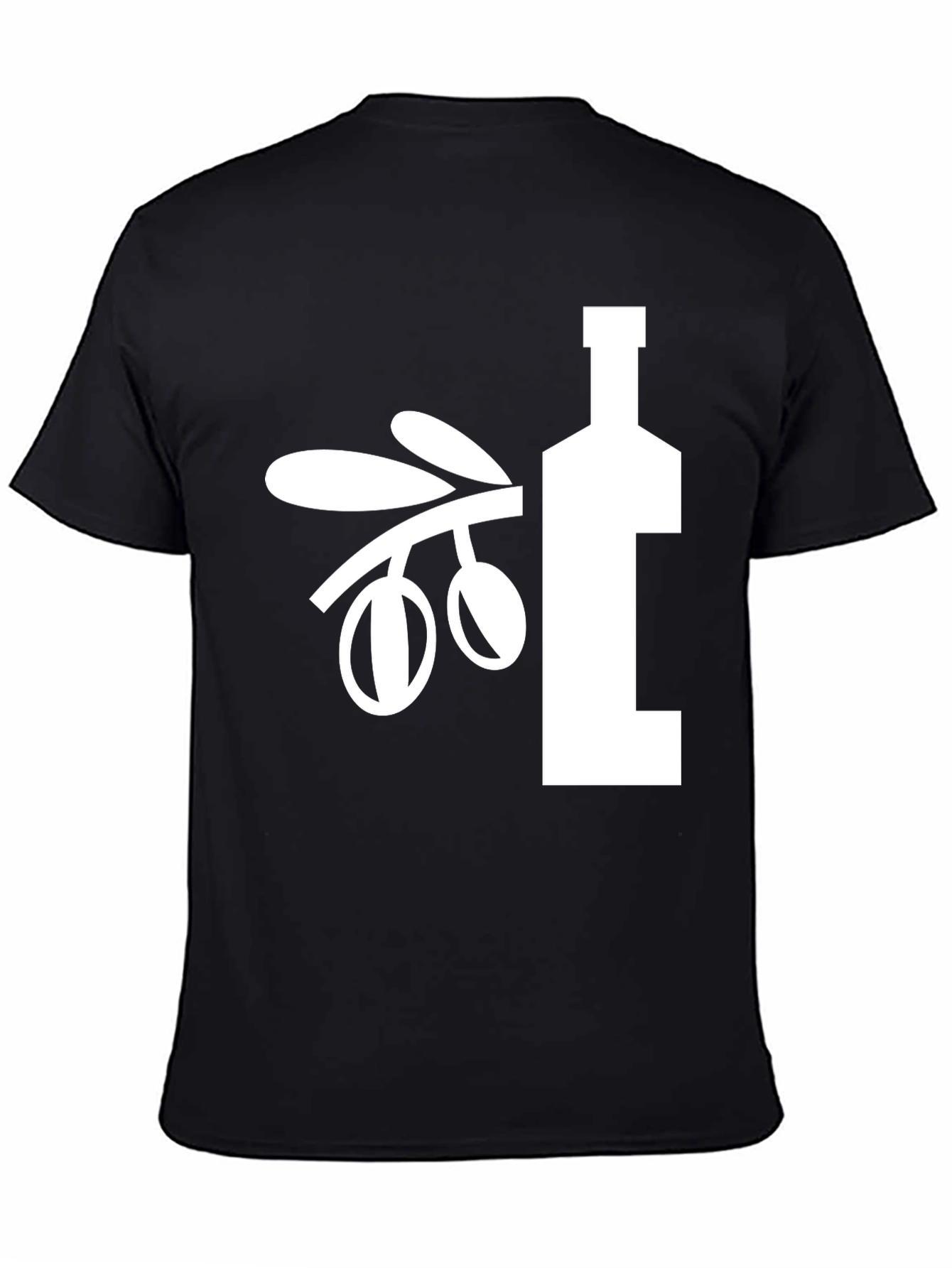 Olive Branch & Oil Bottle Graphic Tee