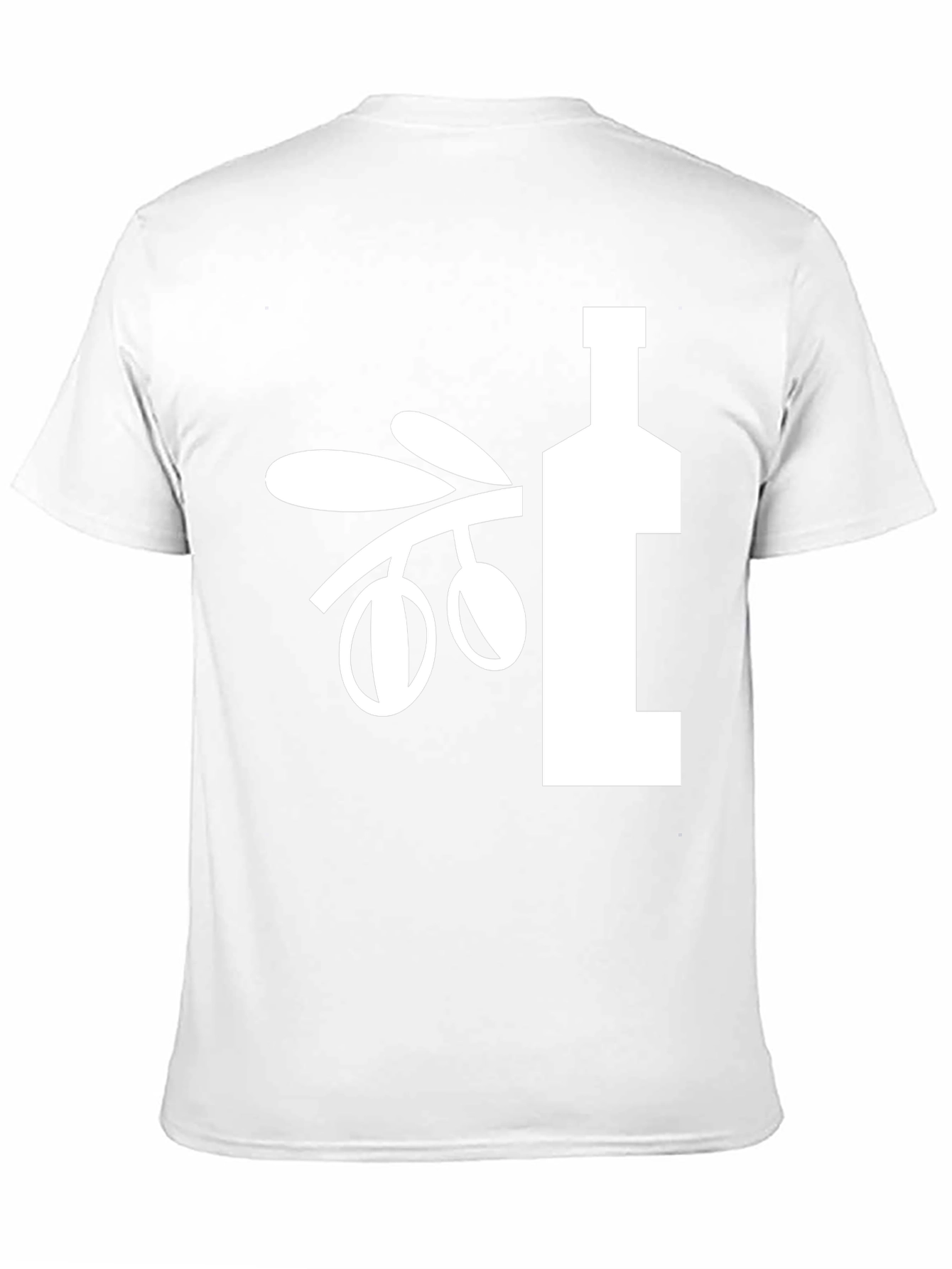 Olive Branch & Oil Bottle Graphic Tee