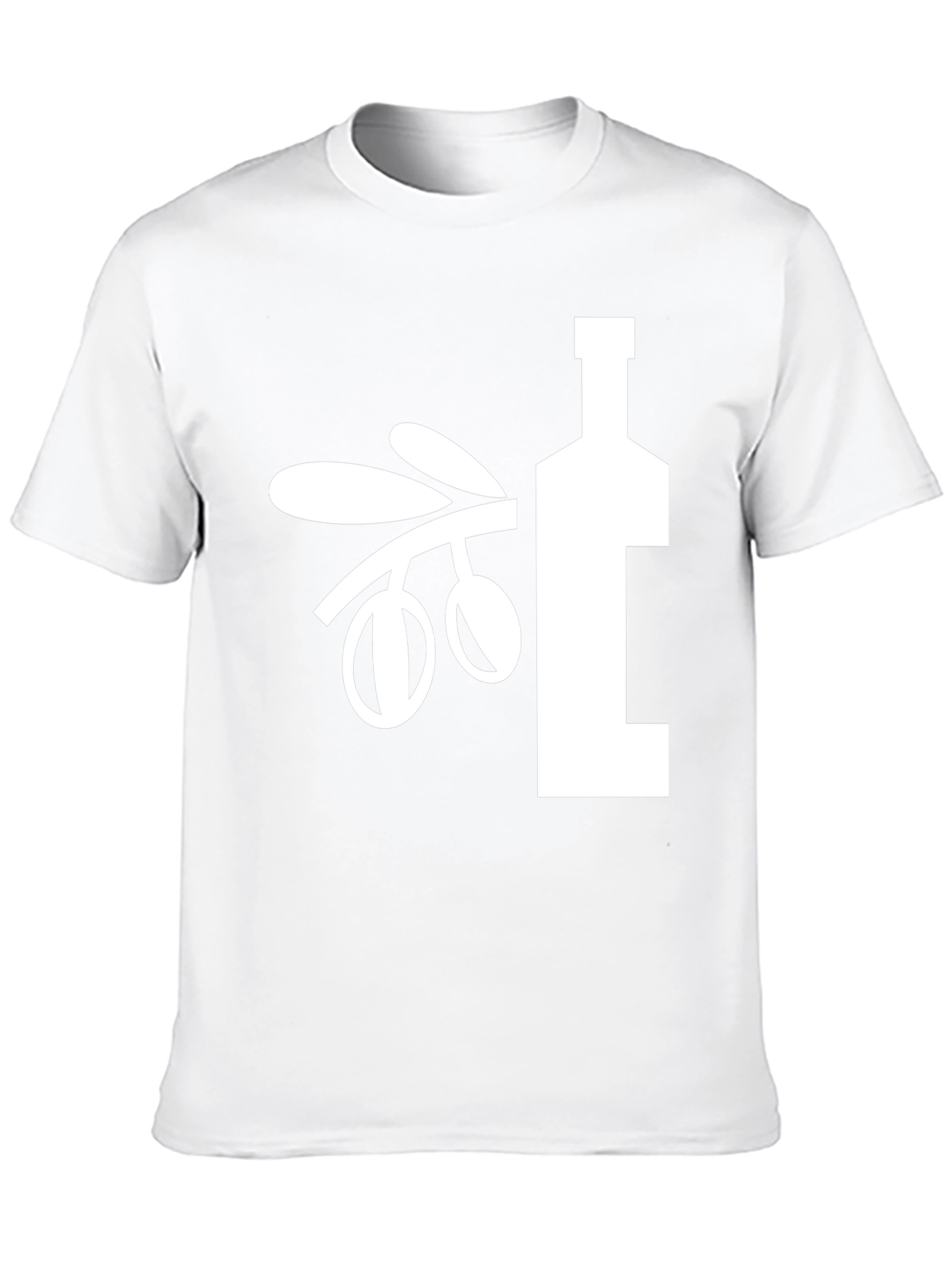 Olive Branch & Oil Bottle Graphic Tee