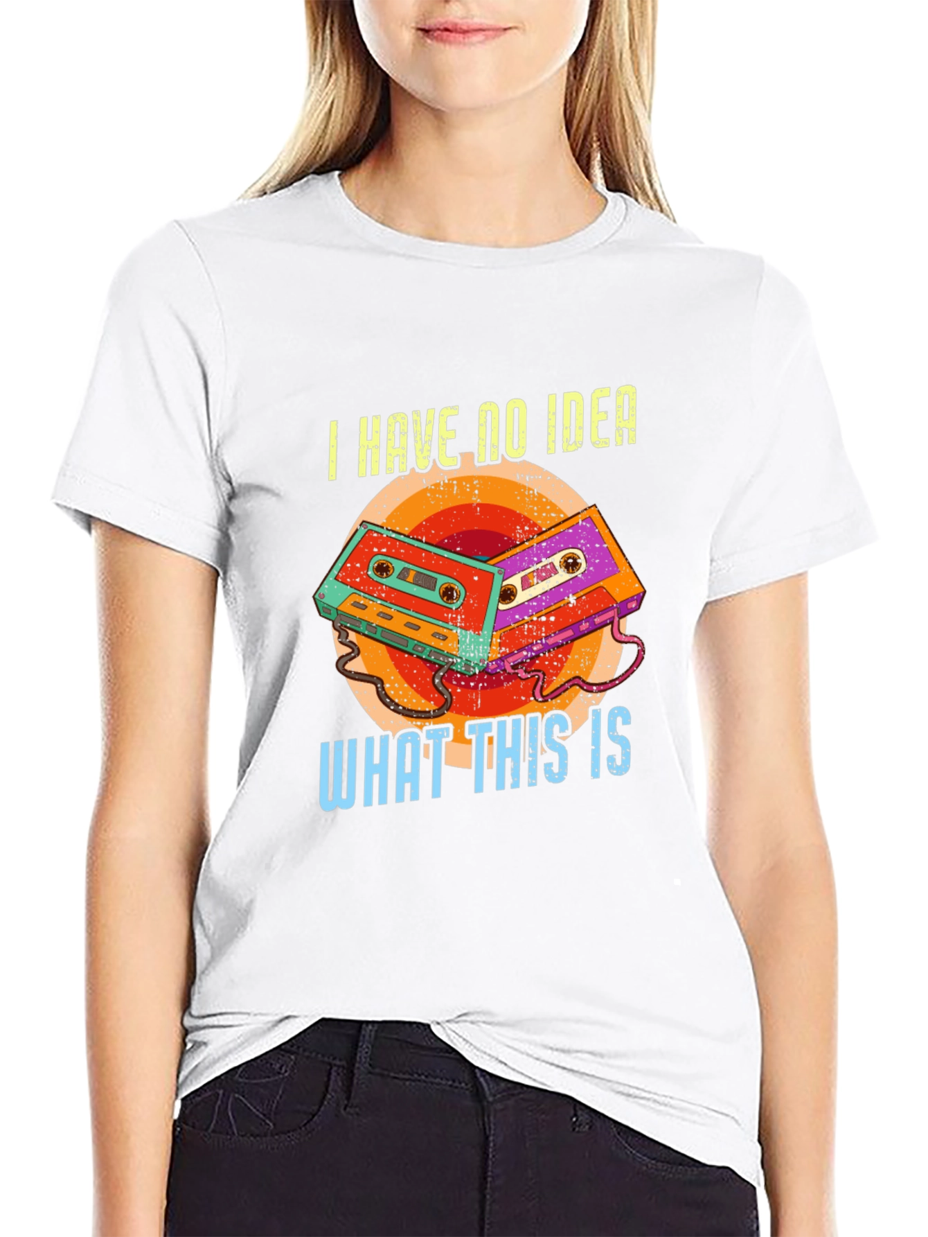 Retro Cassette Tape T-Shirt - I Have No Idea