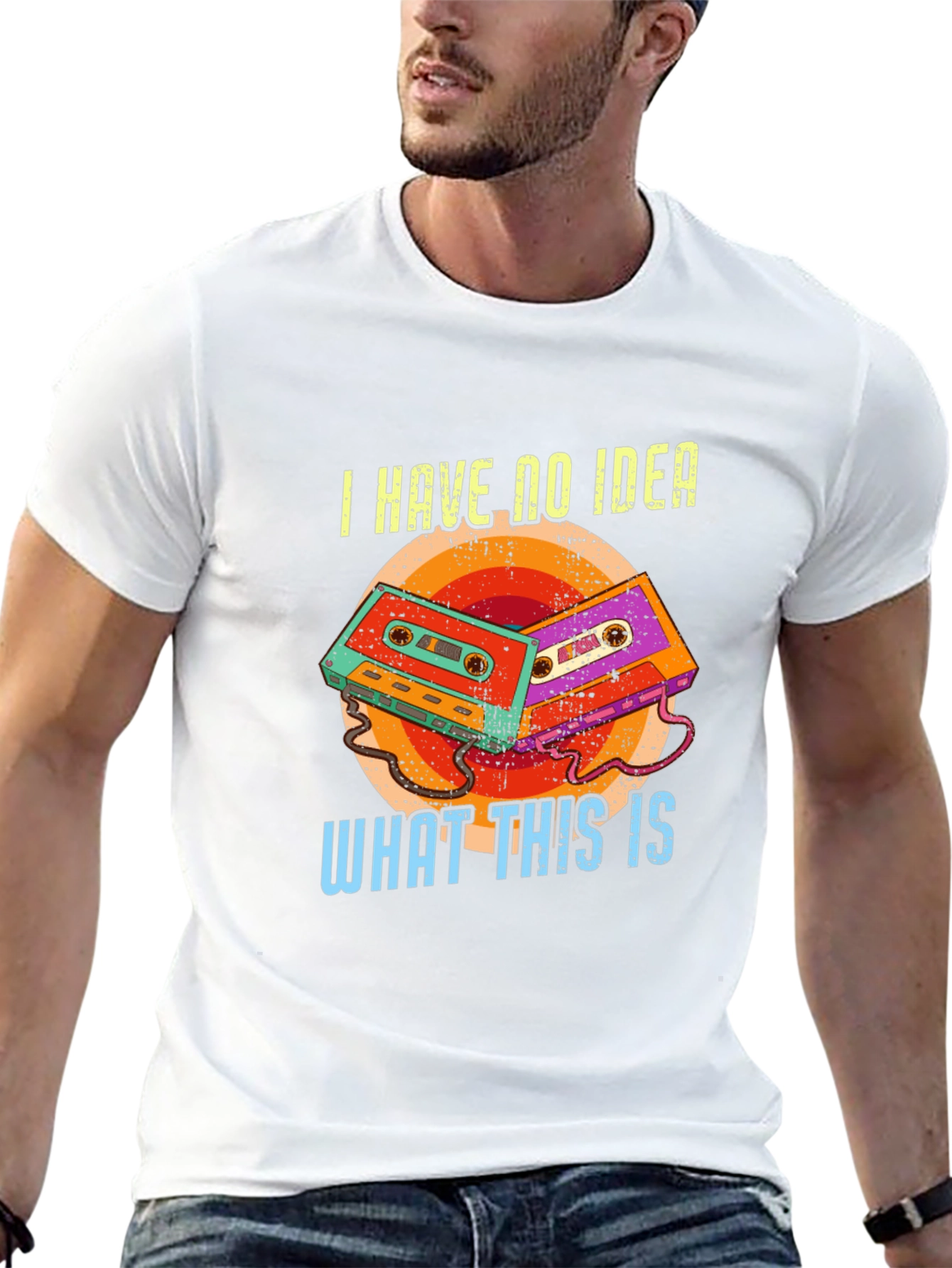 Retro Cassette Tape T-Shirt - I Have No Idea