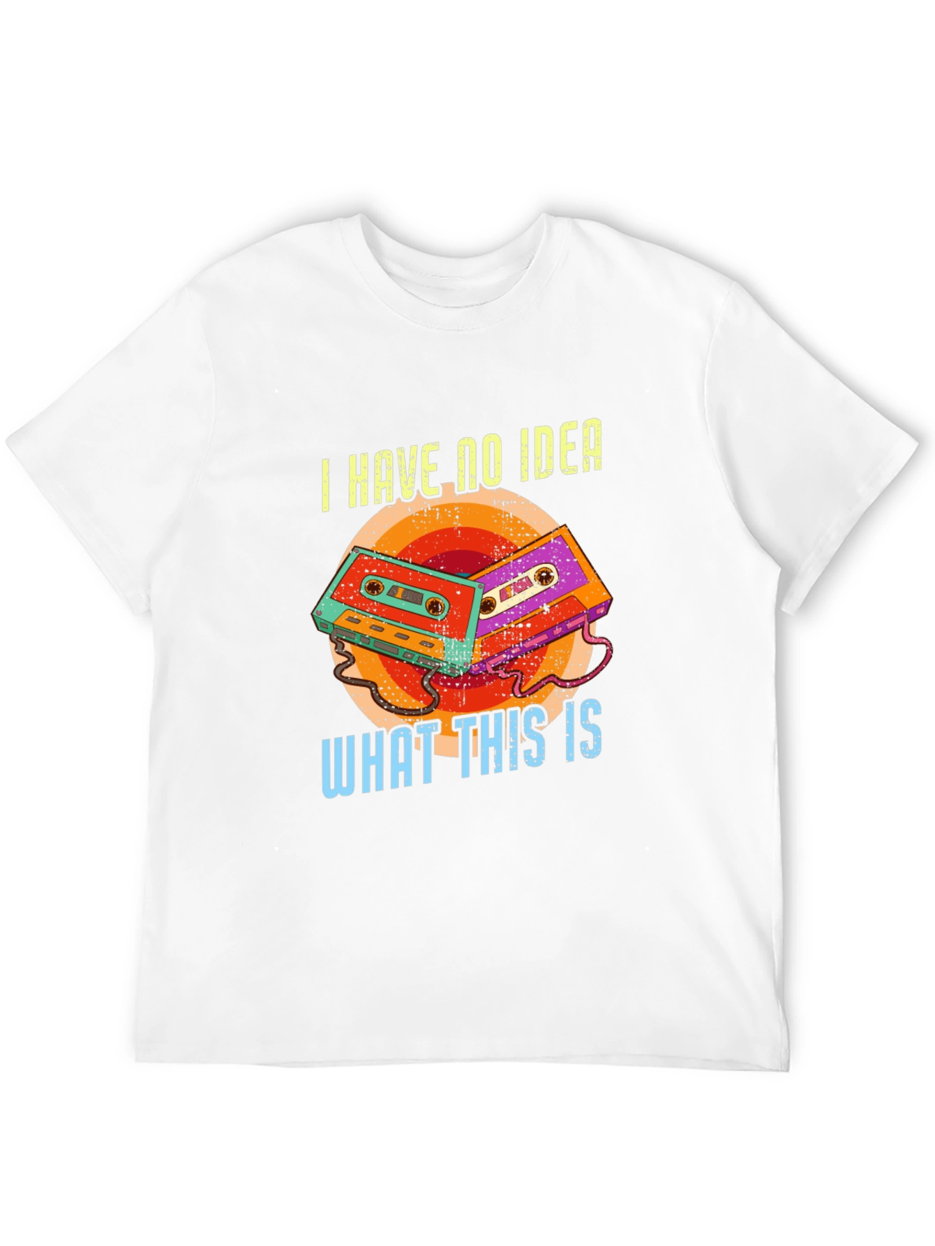 Retro Cassette Tape T-Shirt - I Have No Idea