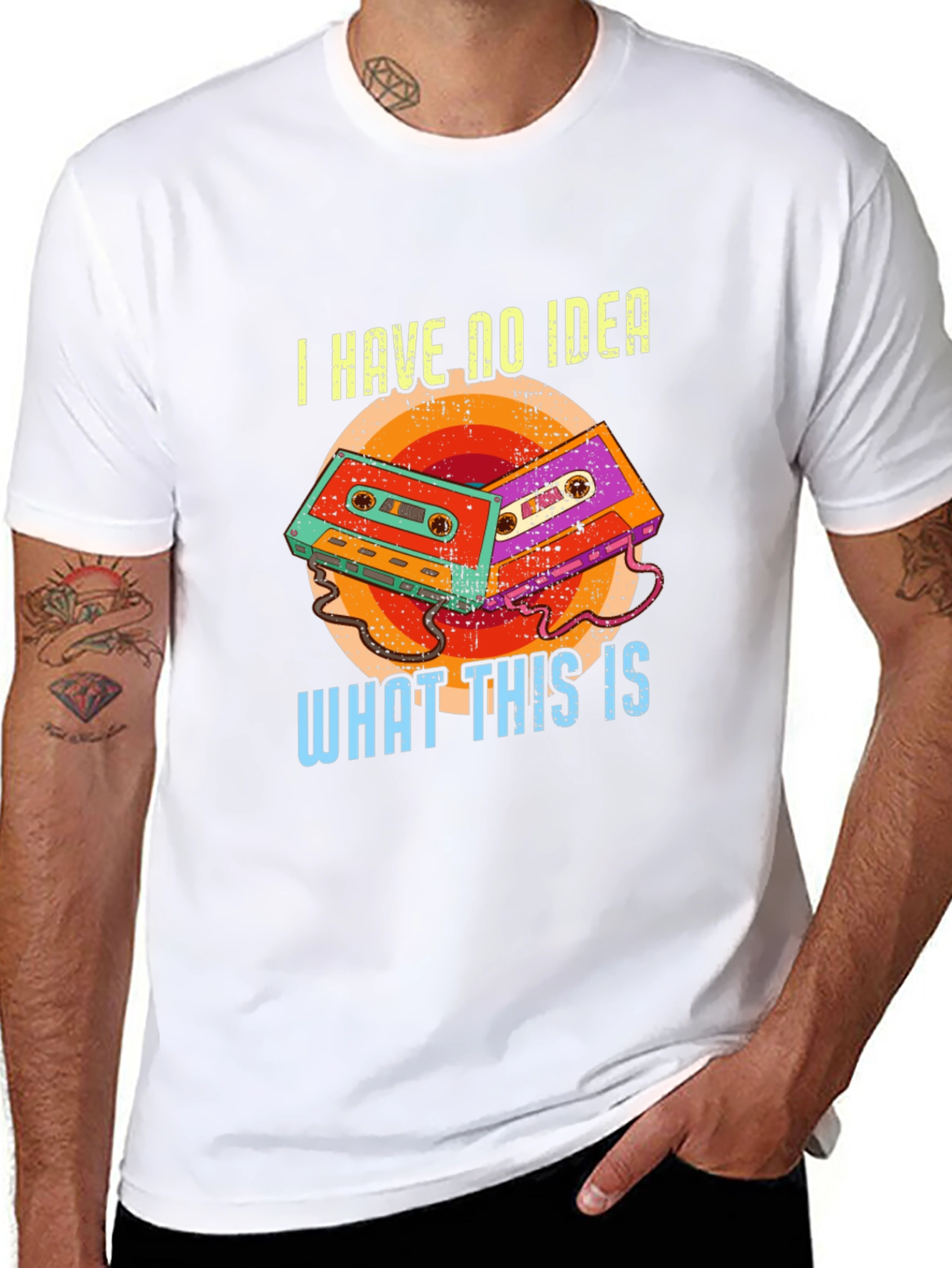 Retro Cassette Tape T-Shirt - I Have No Idea