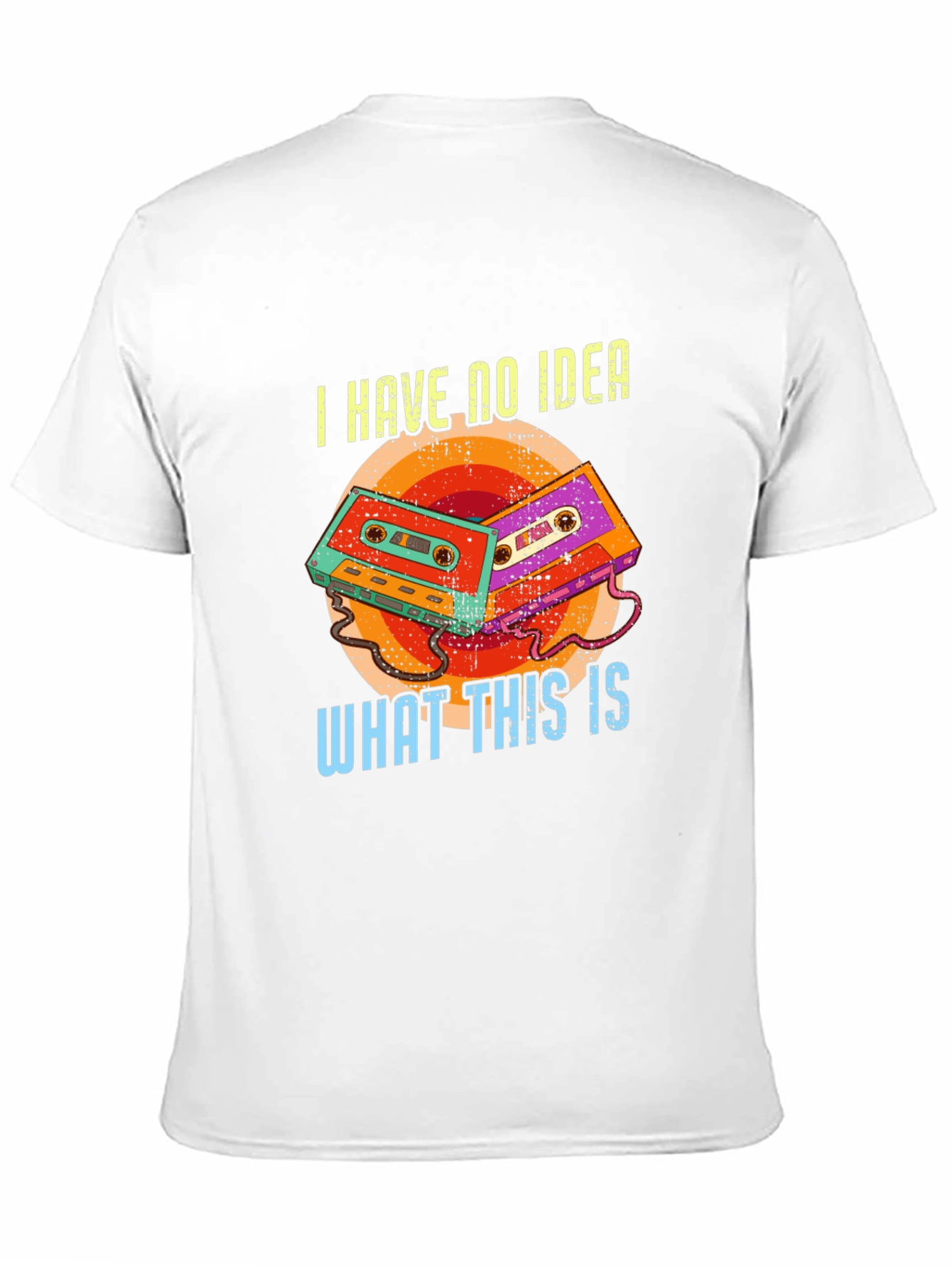 Retro Cassette Tape T-Shirt - I Have No Idea