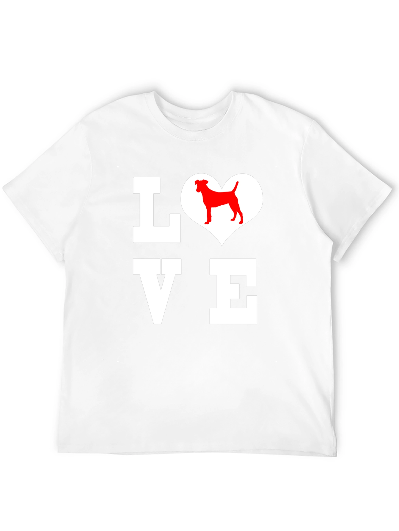 Dog Lover Graphic Tee - Black Cotton T-Shirt