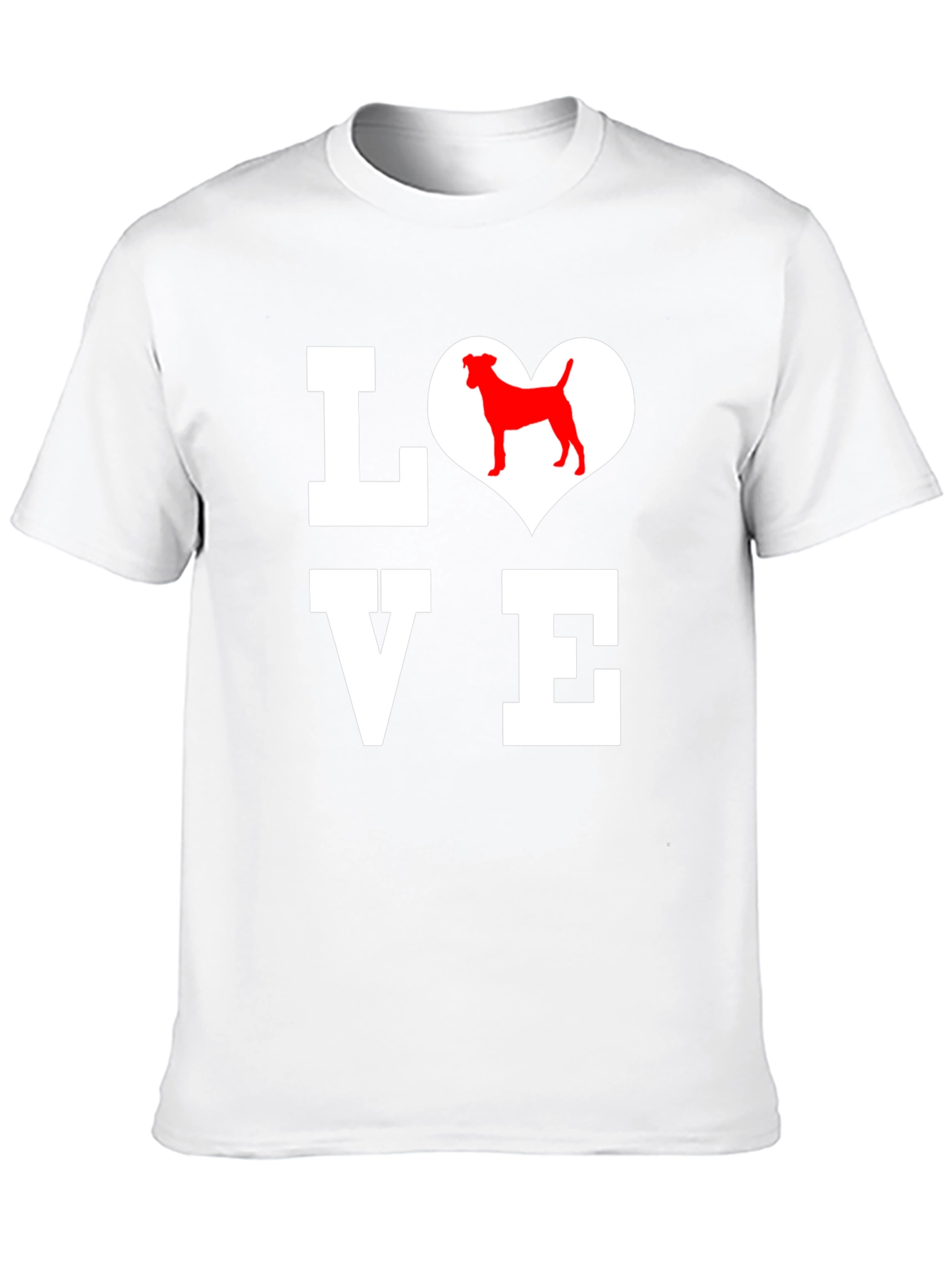 Dog Lover Graphic Tee - Black Cotton T-Shirt