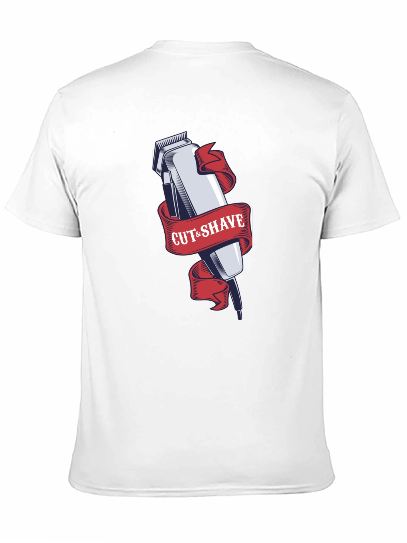 Cut & Shave Barber Tee - Stylish Graphic T-Shirt