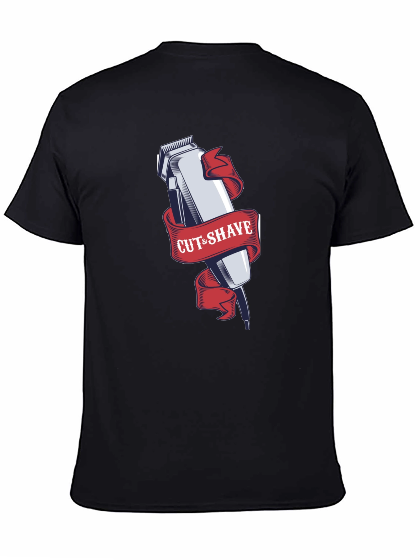Cut & Shave Barber Tee - Stylish Graphic T-Shirt