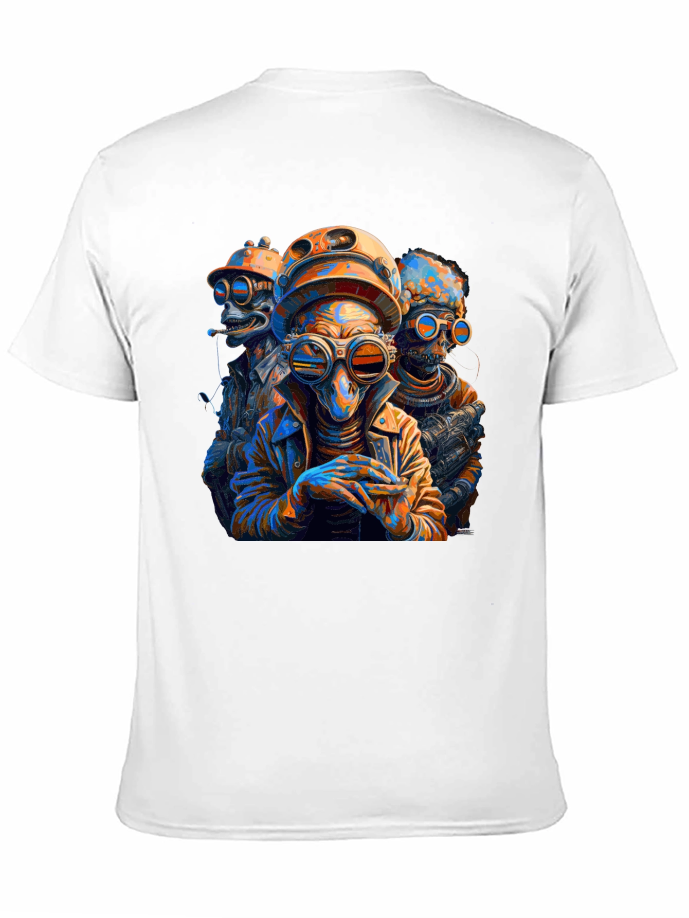 Steampunk Alien Crew Graphic Tee