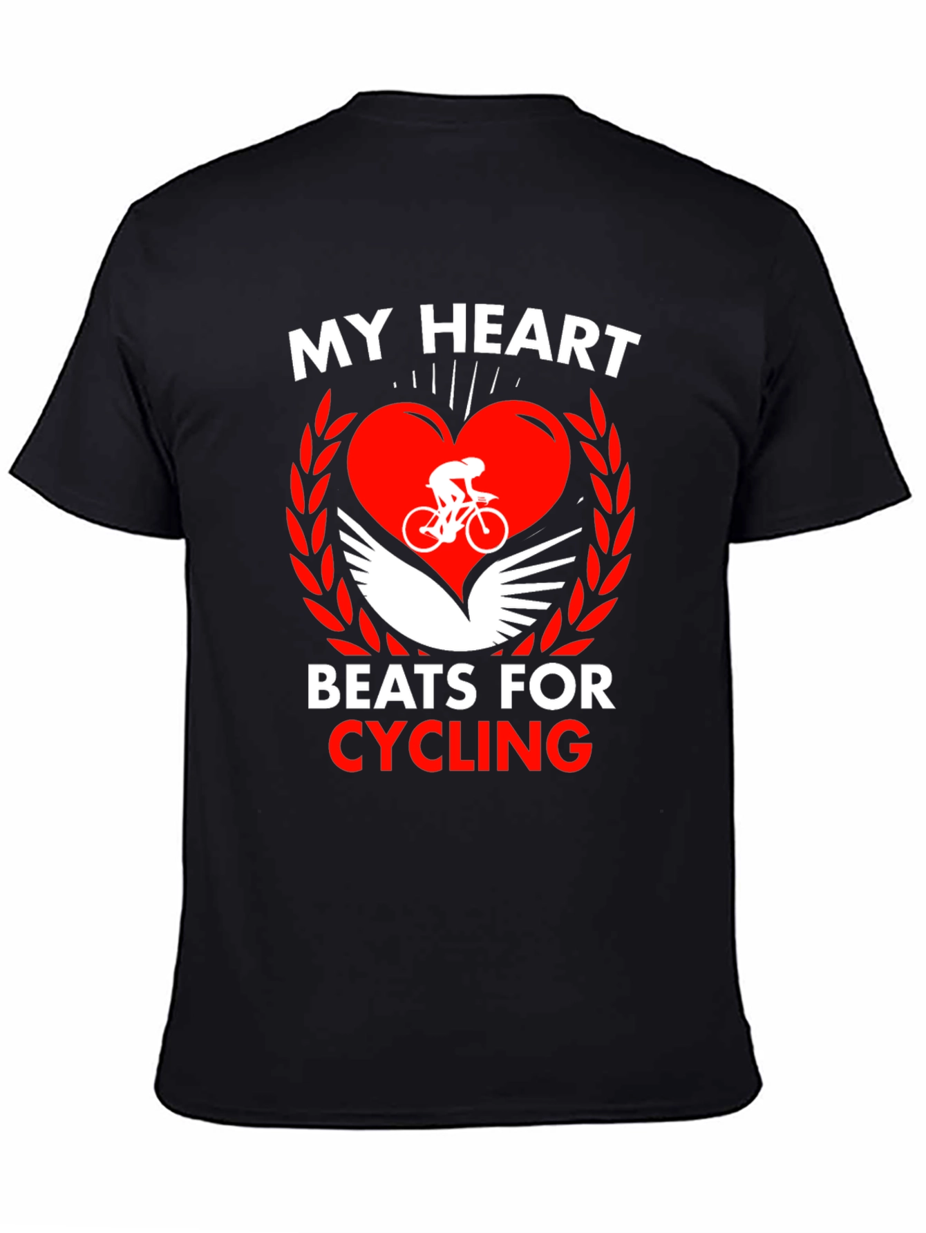 My Heart Beats For Cycling T-Shirt