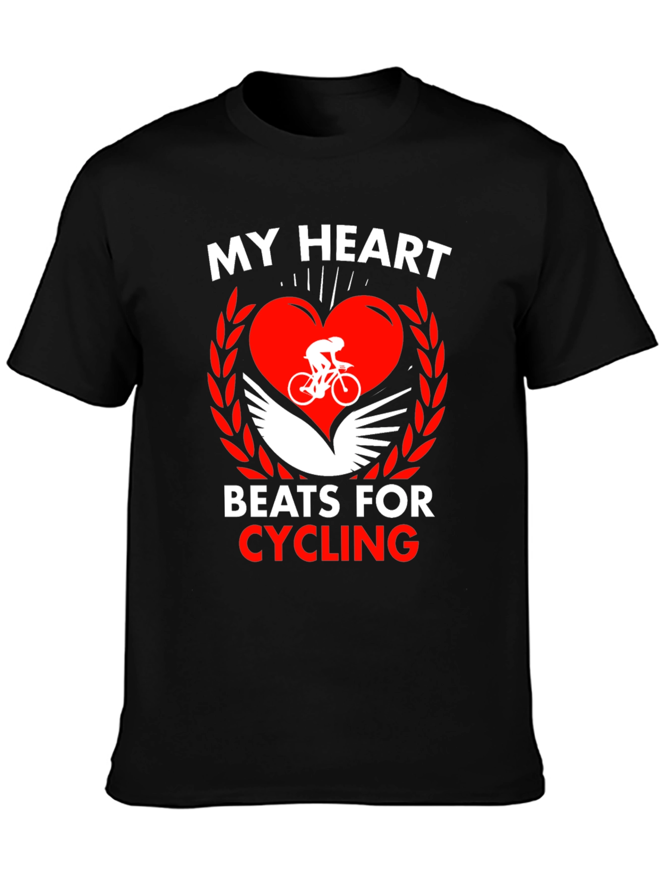 My Heart Beats For Cycling T-Shirt
