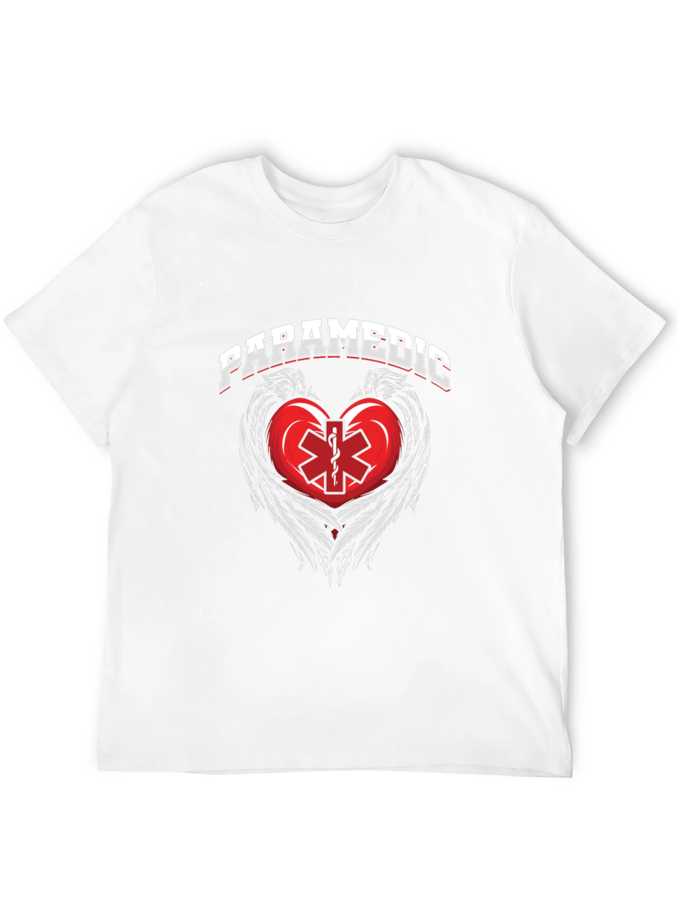 Paramedic Heart Wings Graphic Tee - EMT Apparel