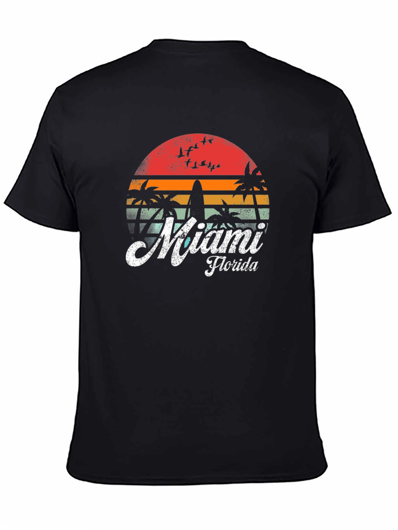 Miami Florida Retro Graphic T-Shirt