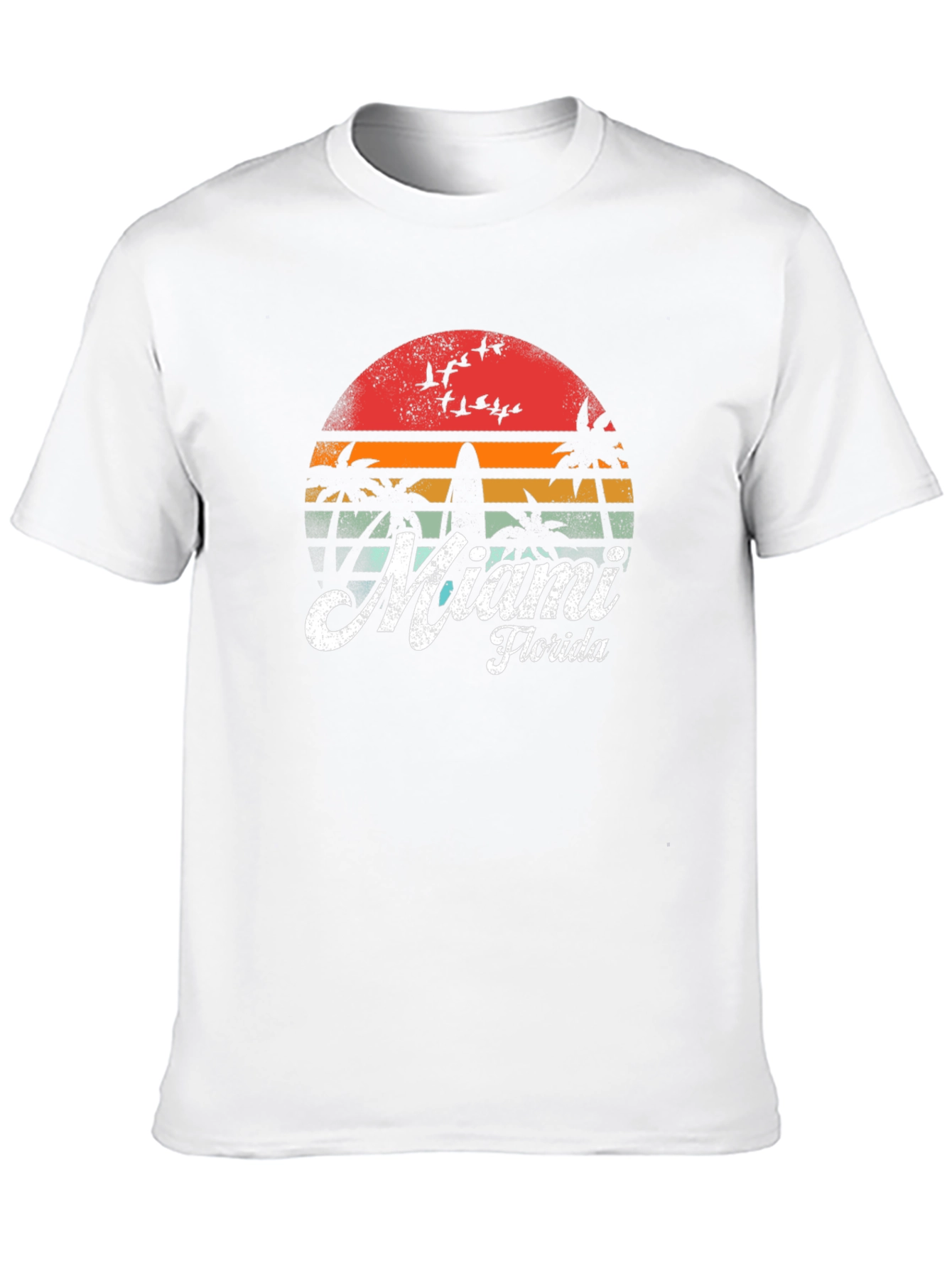 Miami Florida Retro Graphic T-Shirt