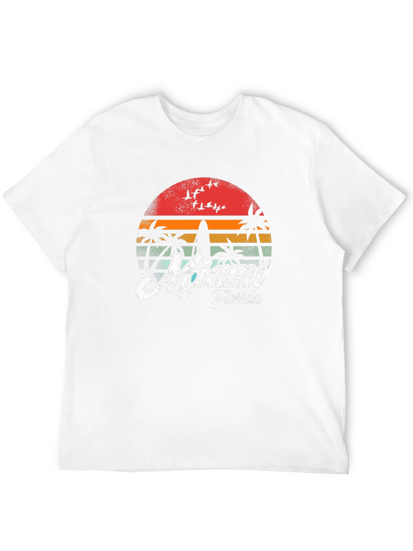 Miami Florida Retro Graphic T-Shirt