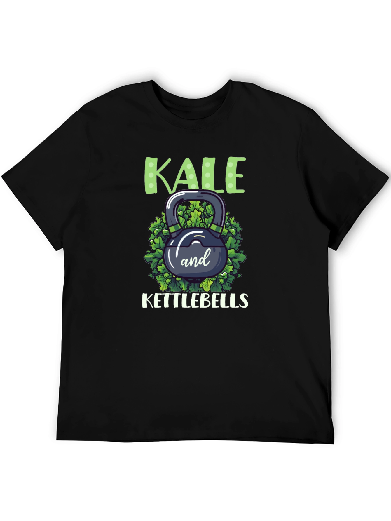 Kale and Kettlebells T-Shirt - Fitness & Foodie!