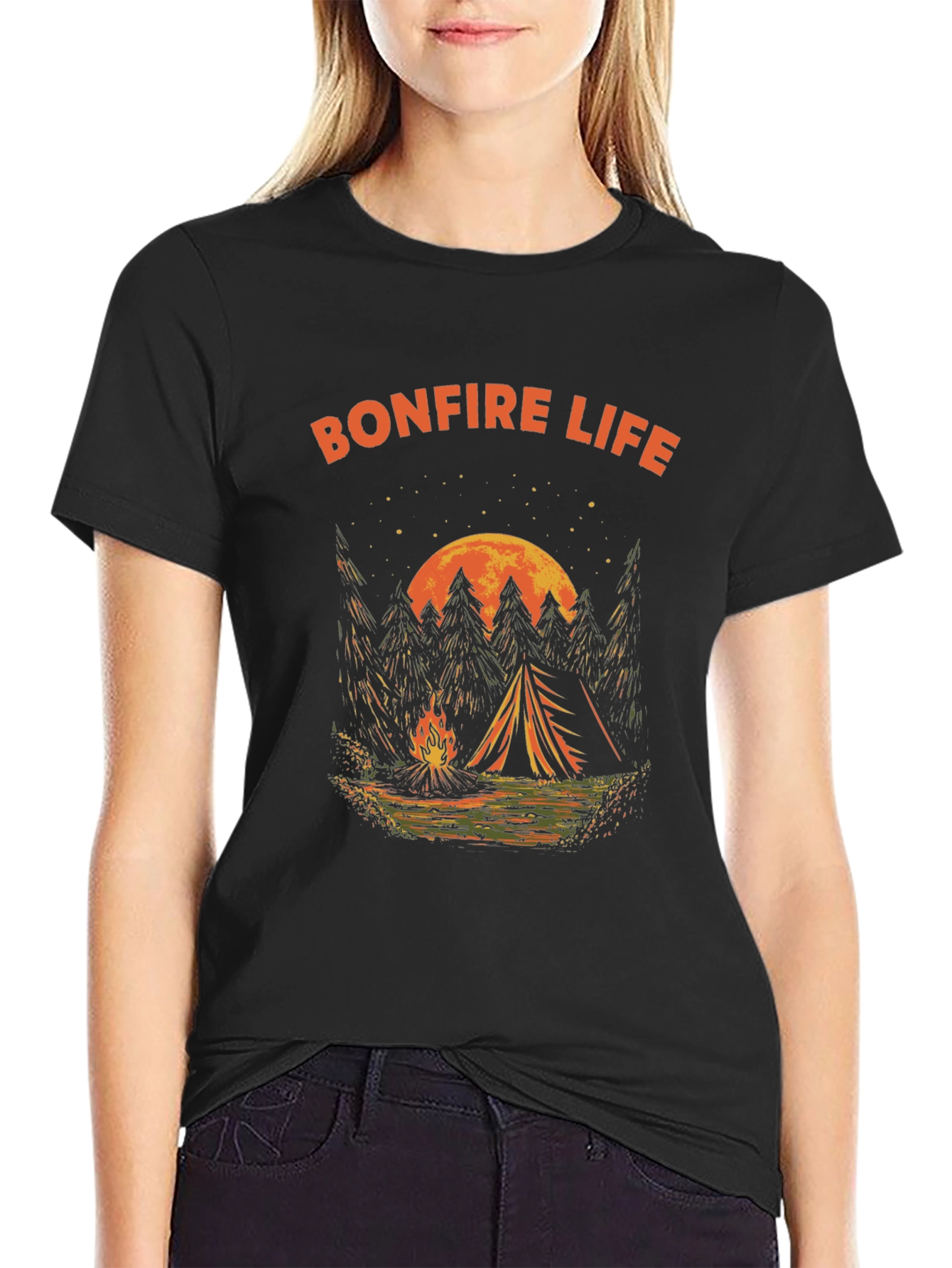 Bonfire Life Graphic T-Shirt
