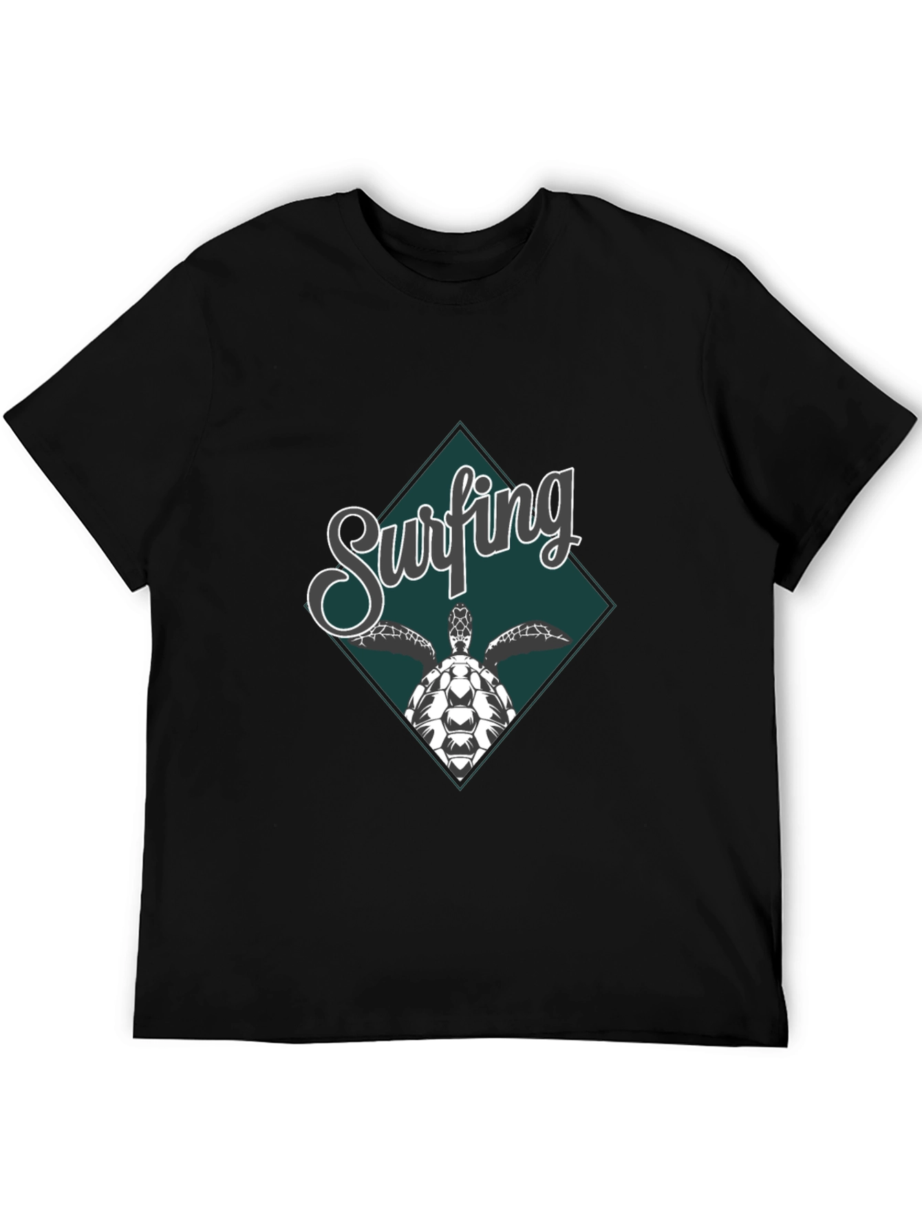 Surfing Turtle Graphic Tee