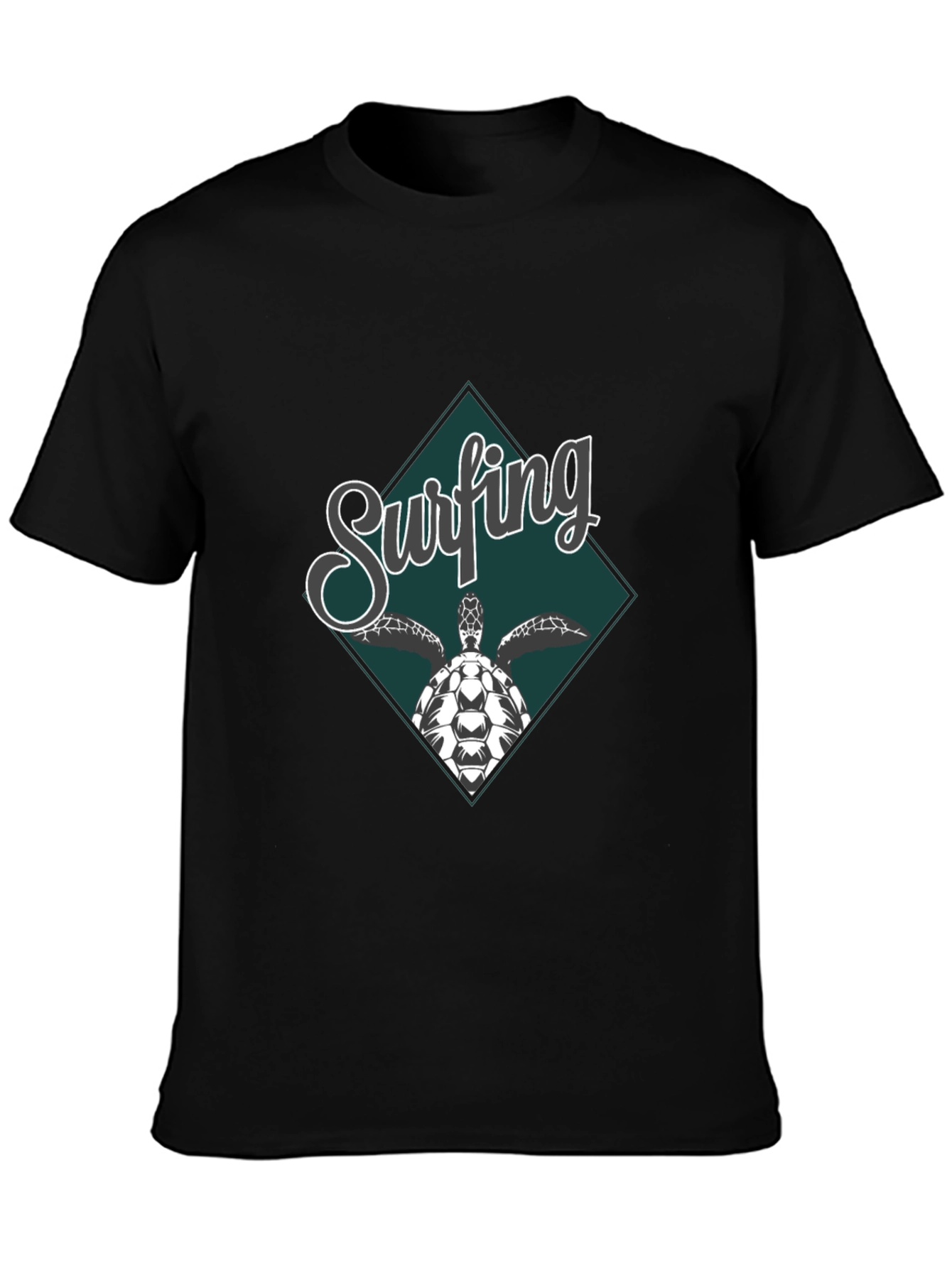 Surfing Turtle Graphic Tee