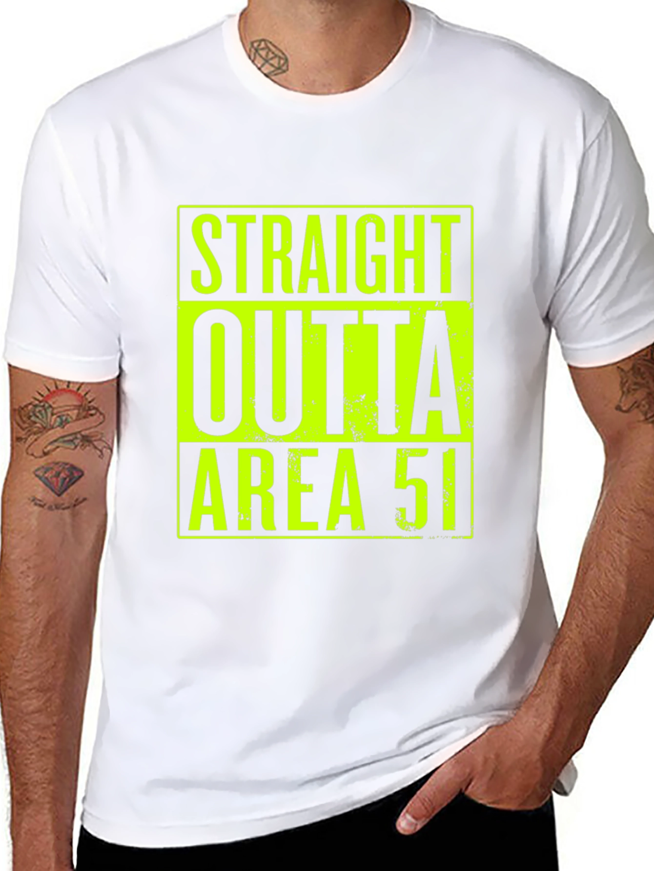 Area 51 T-Shirt - Straight Outta Design