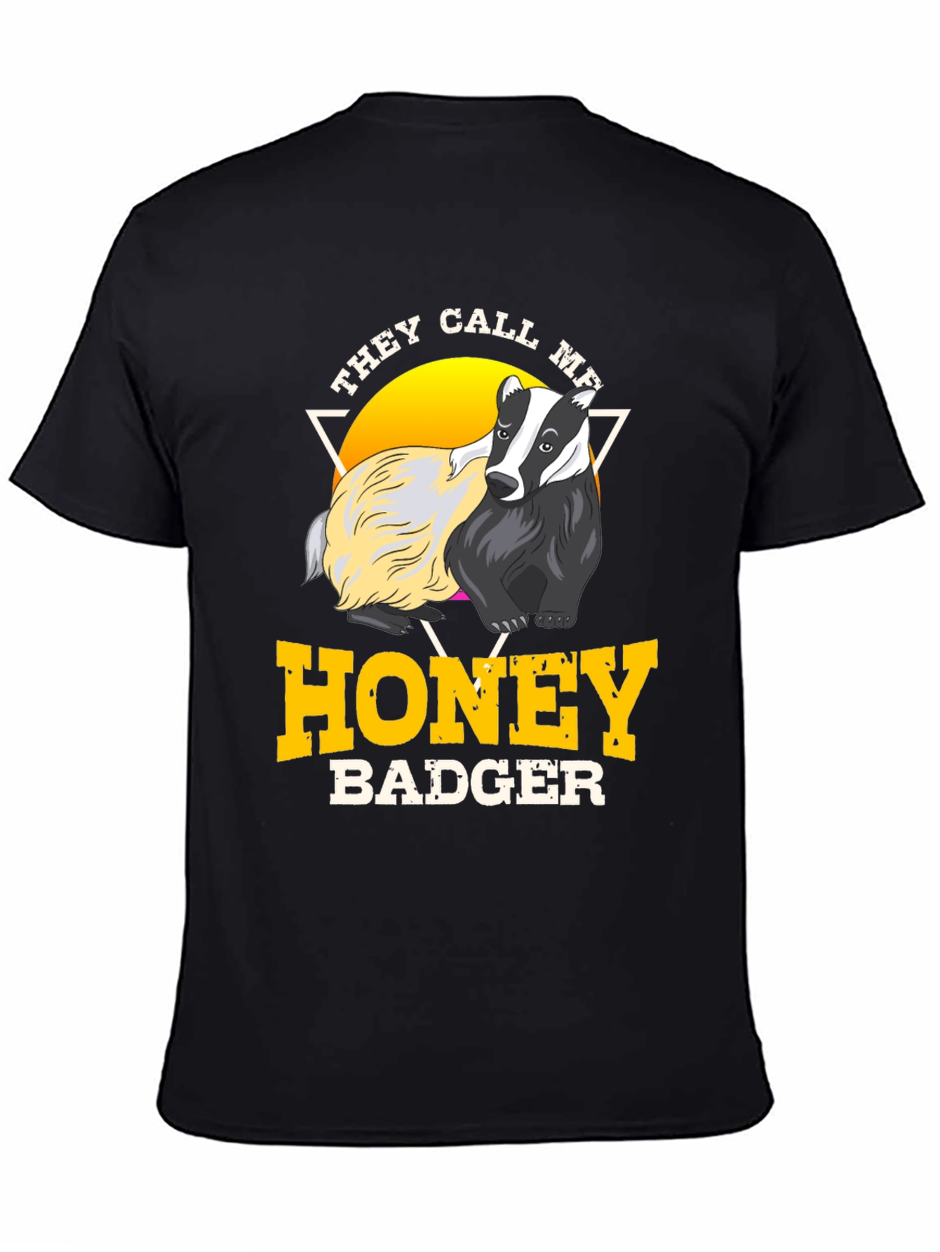 Honey Badger Graphic T-Shirt - Crew Neck
