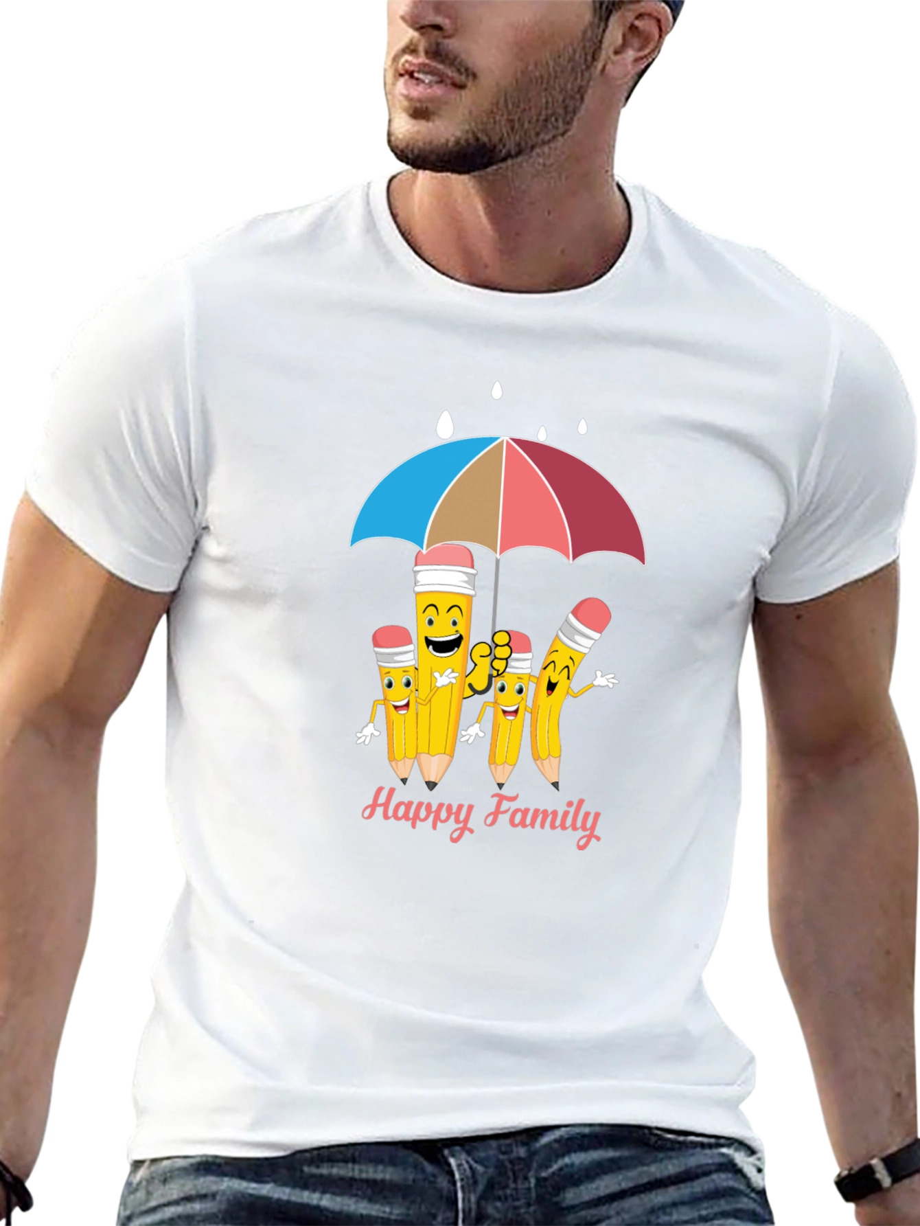 Happy Pencil Family T-Shirt