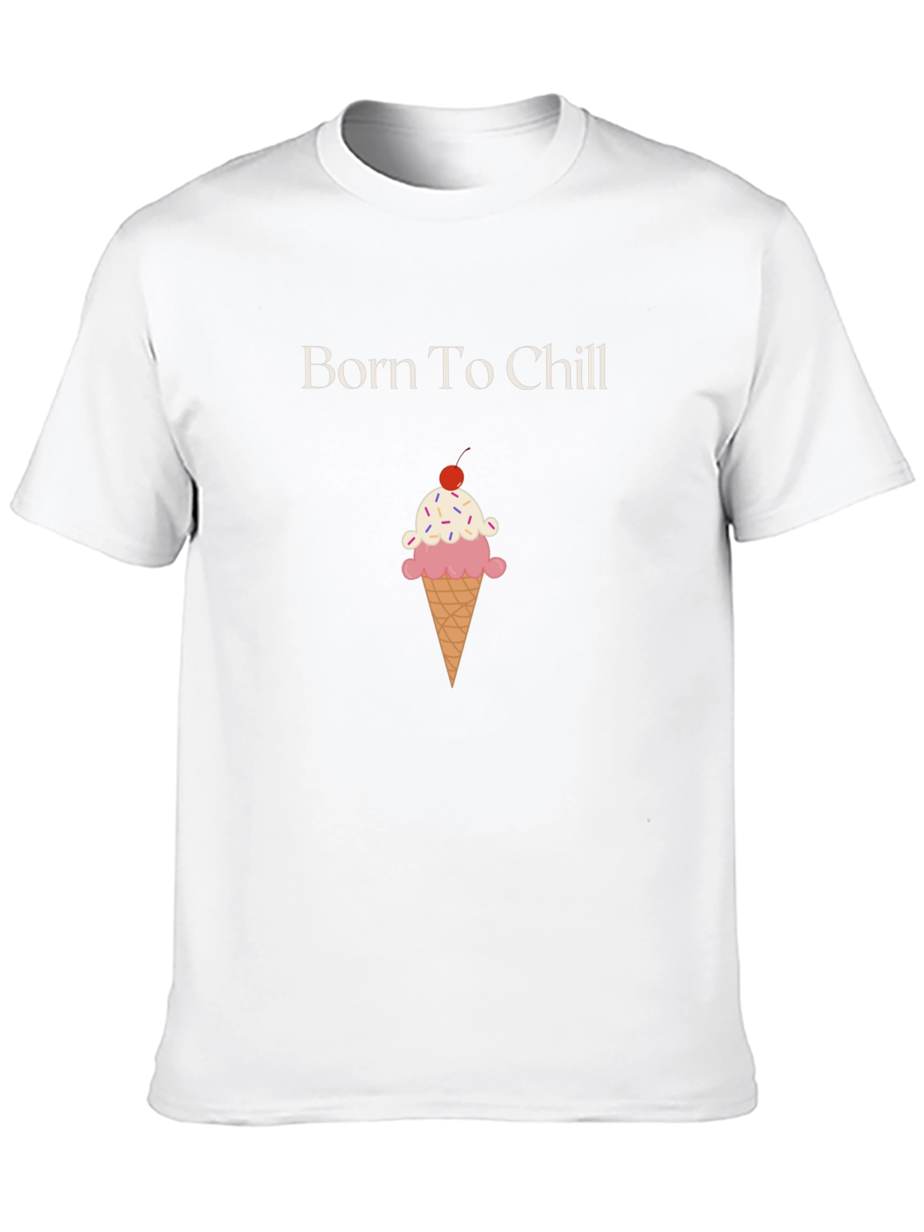 Born to Chill Ice Cream Graphic Tee