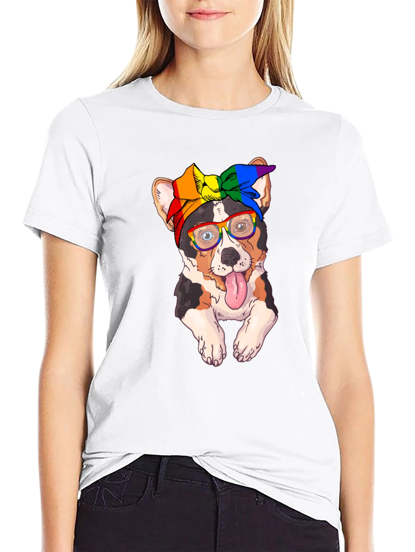 Dog Rainbow Pride T-Shirt