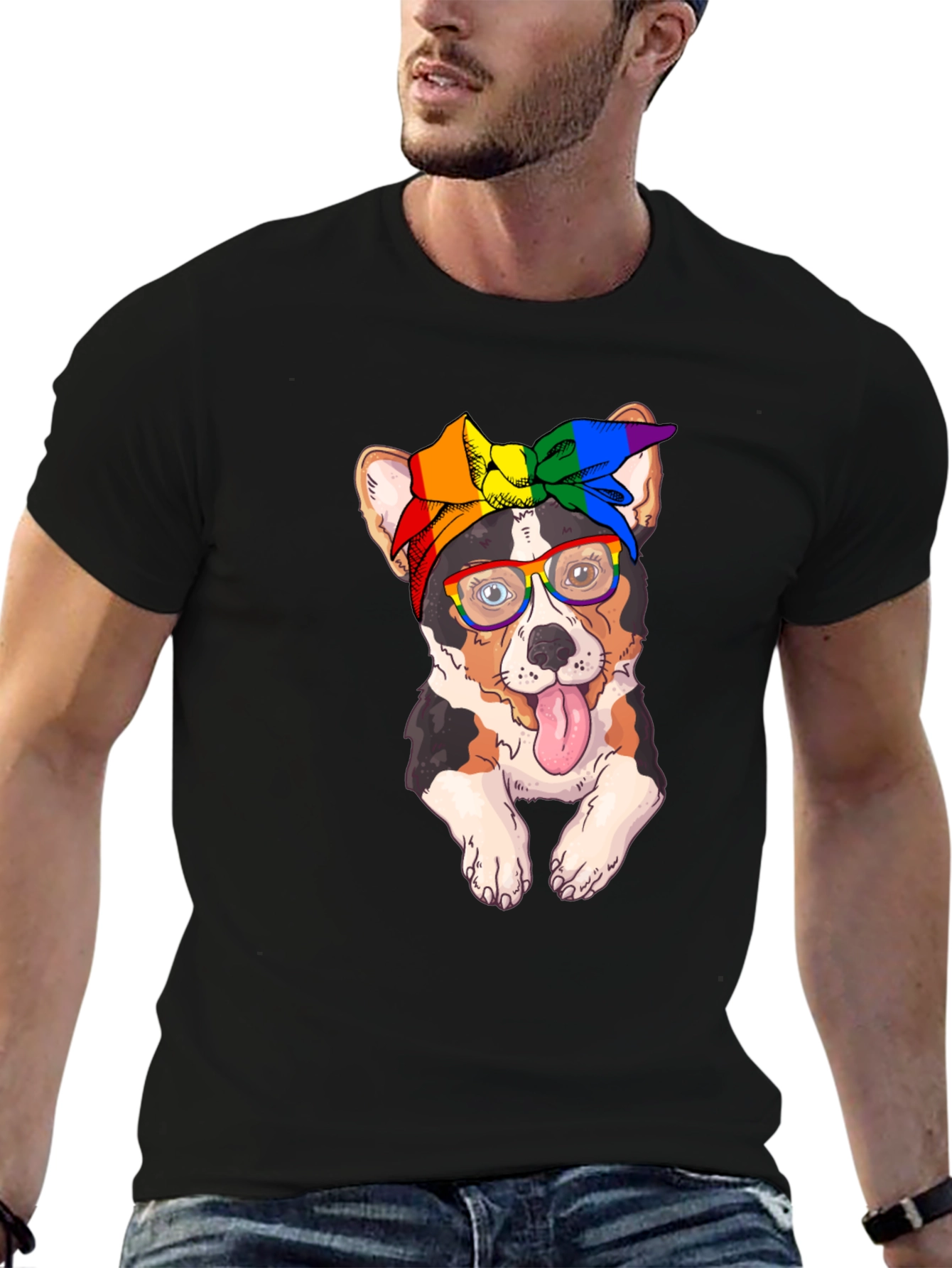 Dog Rainbow Pride T-Shirt
