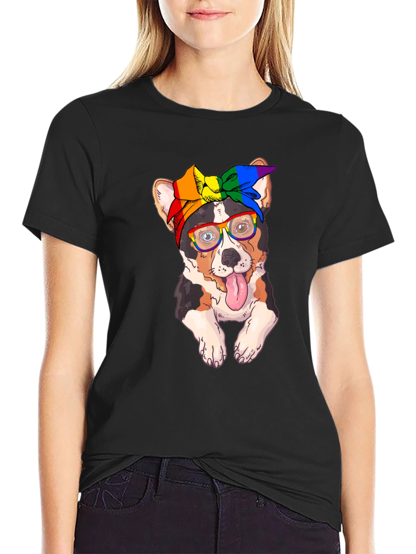 Dog Rainbow Pride T-Shirt